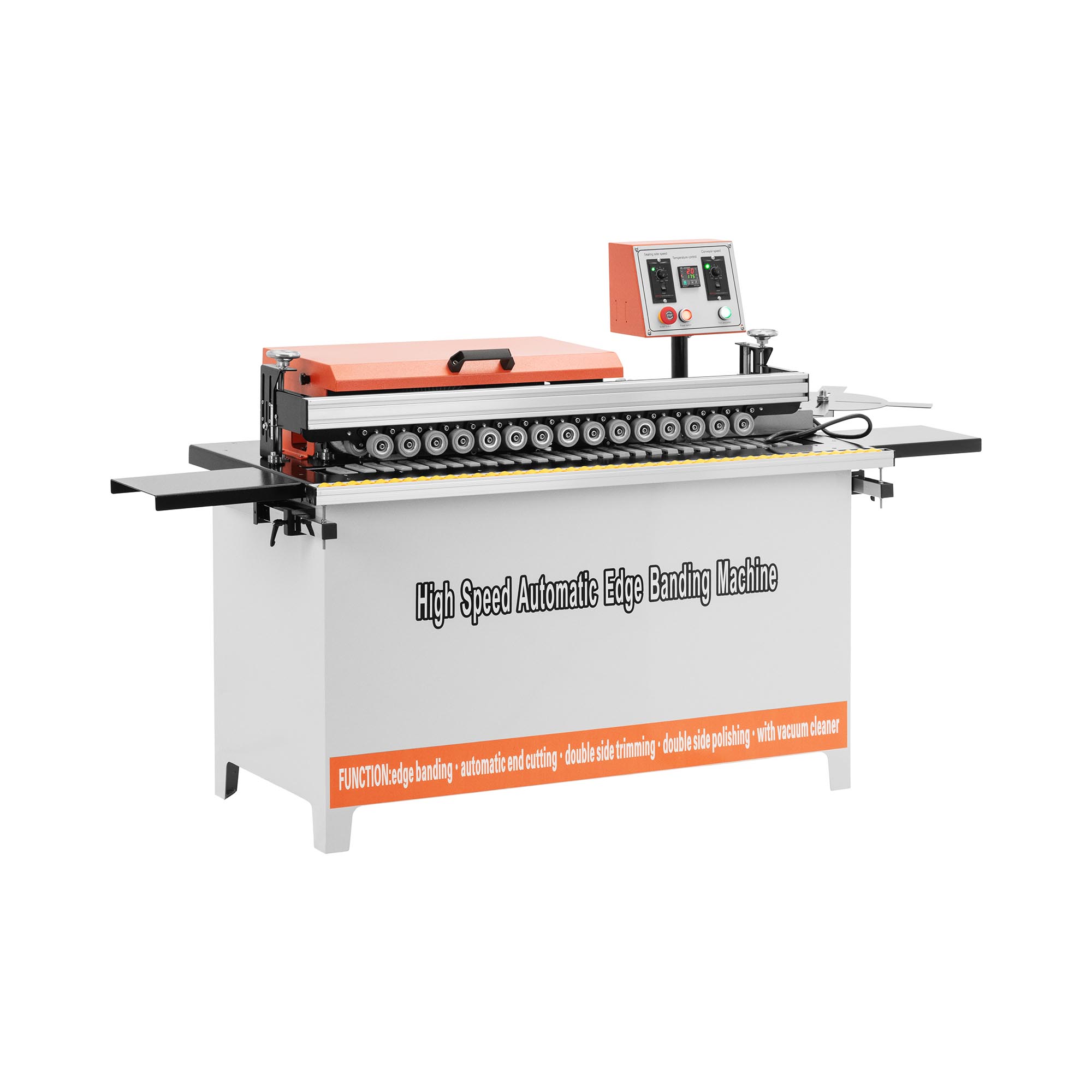 MSW Kantenanleimmaschine - 2020 W - 0 - 10 m/min Vorschubgeschwindigkeit - 120 - 180 °C MSW-EDGE AUTOMATIC