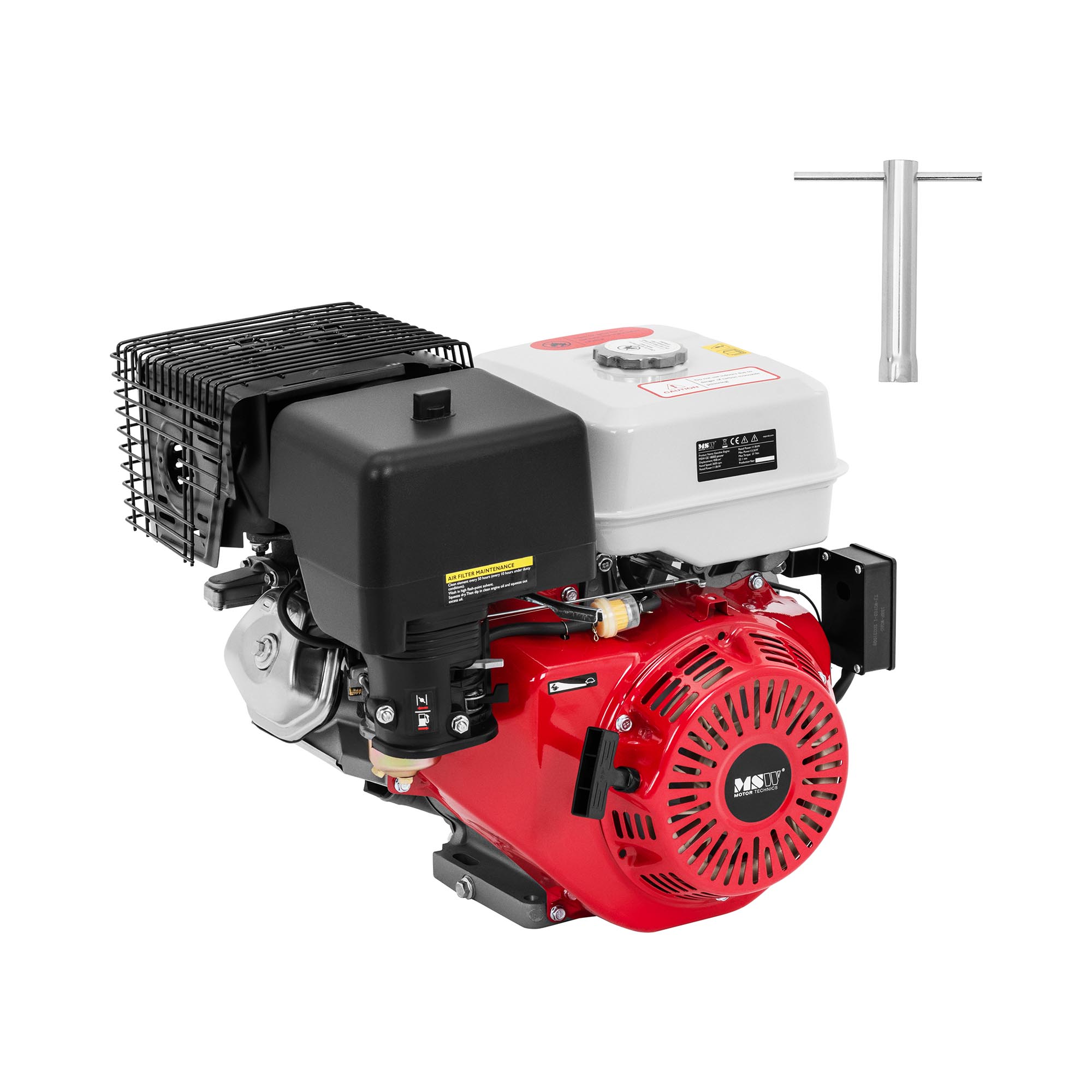 4-taktmotor - 16 pk - eencilinder - met elektrische starter