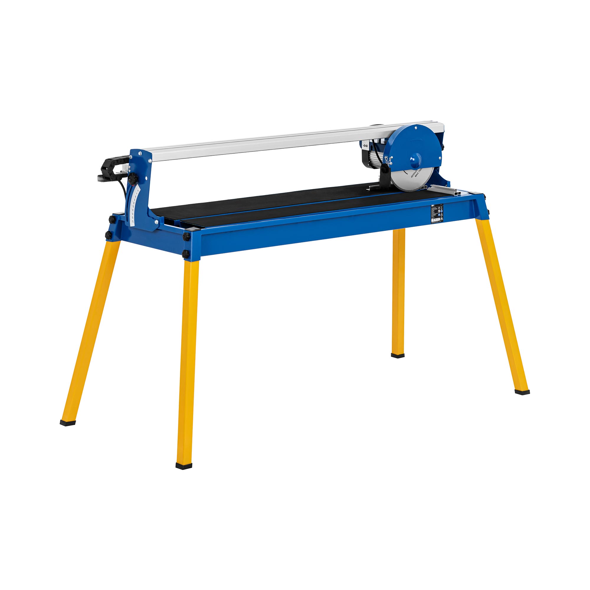Elektrische tegelsnijmachine - 1500 W - 2950 tpm 0 - 45° - waterkoeling