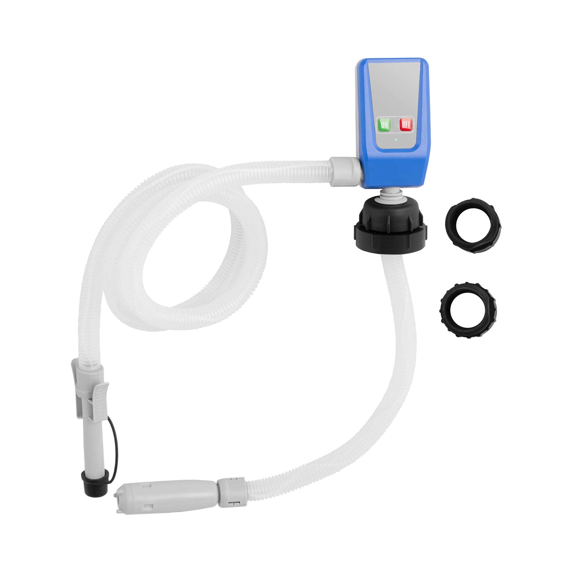 Benzine-zuigpomp - Zuigsnelheid: 12 l/min - Zuigslanglengte 50 cm - 3 adapters