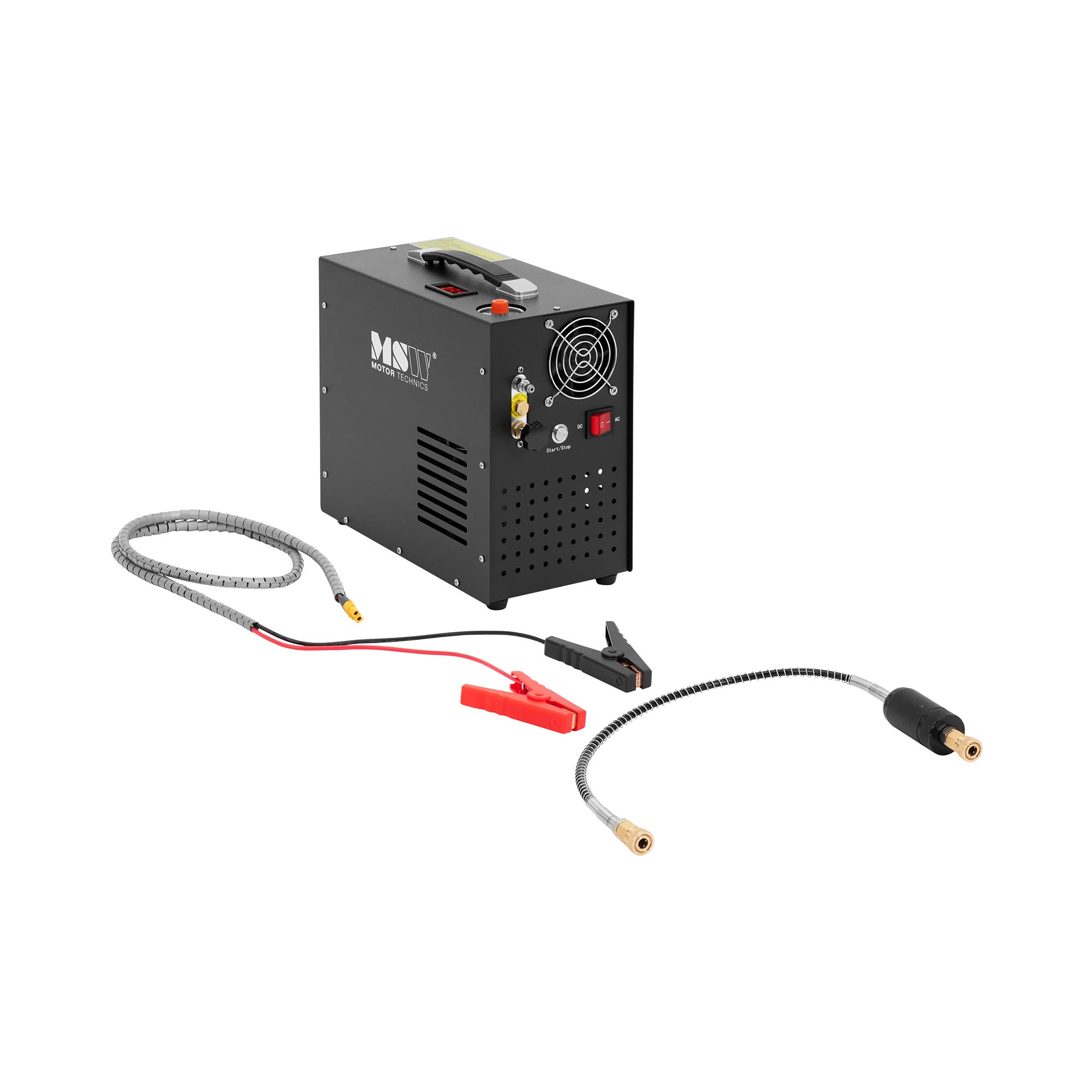 PCP-compressor - 300 bar - 12/220 V - 400 W - Automatische stop