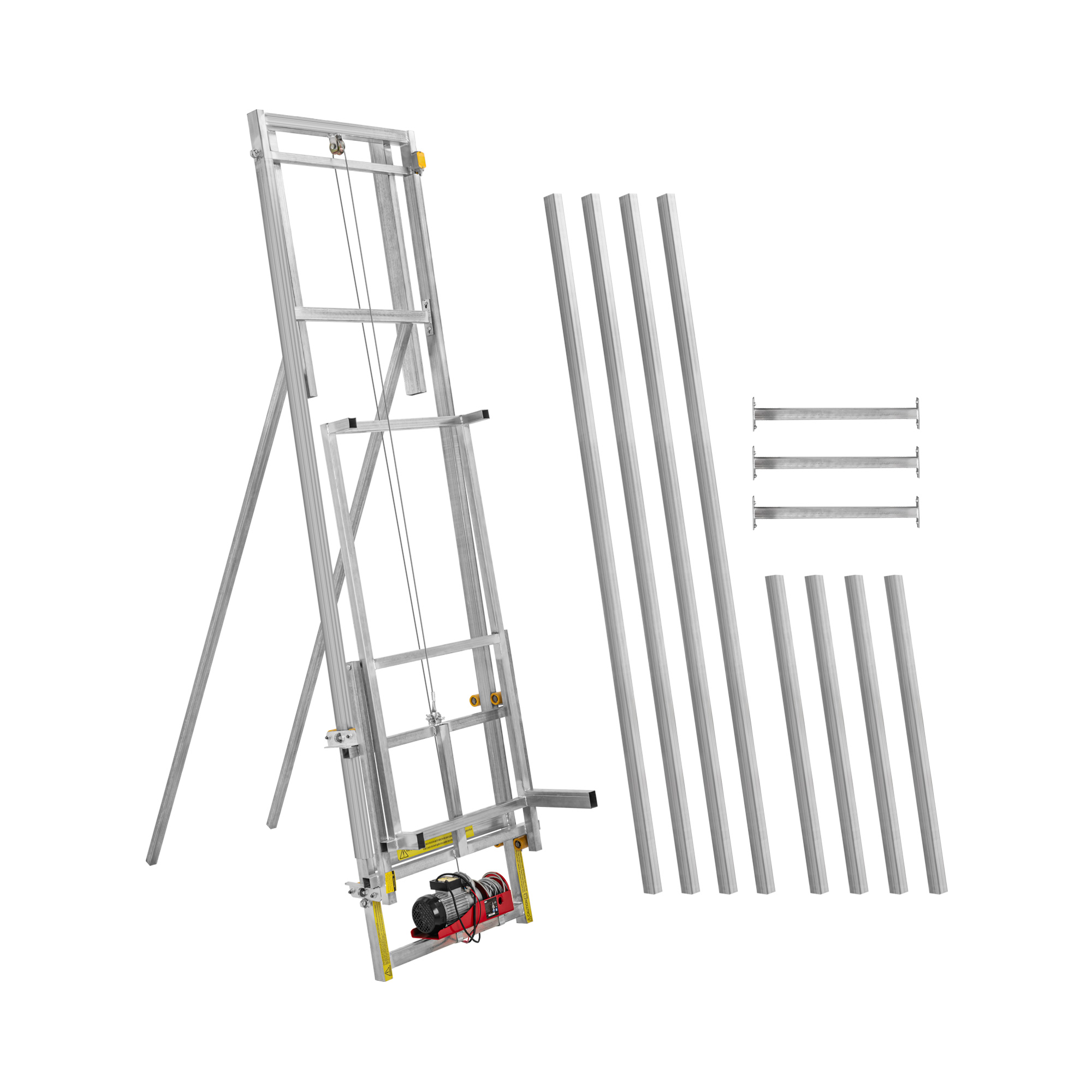 Dakbedekking lift - 10 m - tot 300 kg - verticale uitvoering ook voor platte daken
