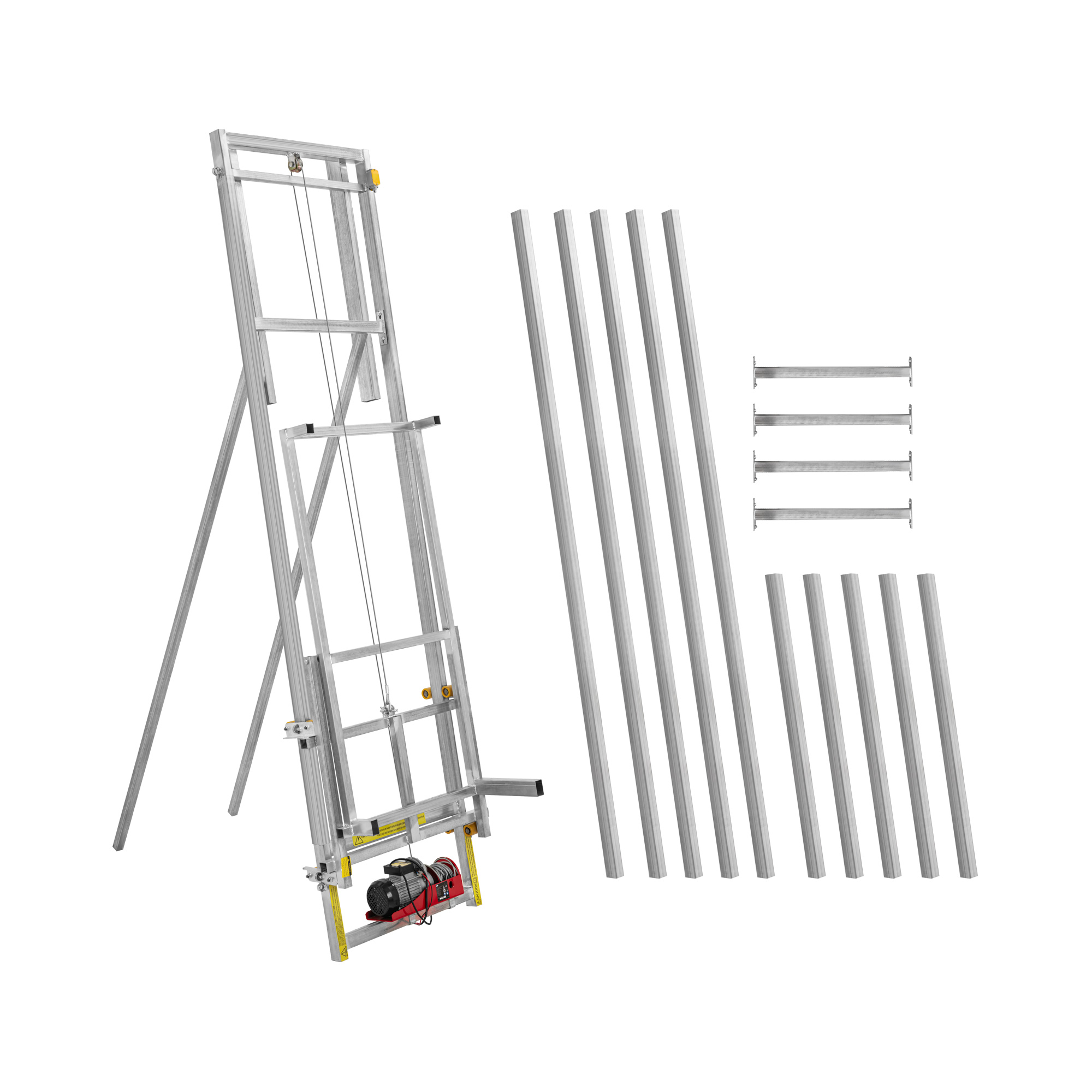 Dakbedekking lift - 15 m - tot 200 kg - verticale uitvoering ook voor platte daken
