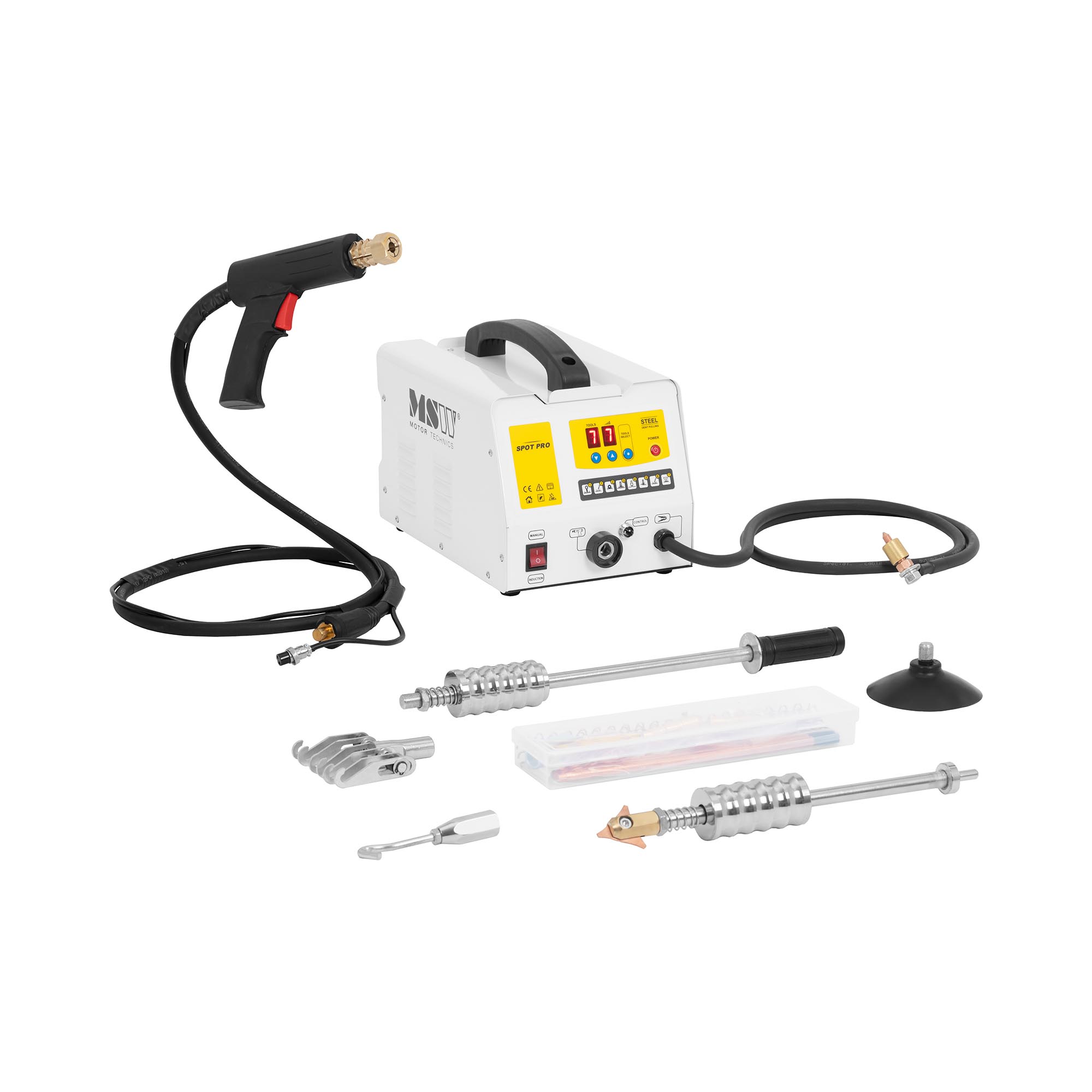 Deukenspotter - 6800 A - 230 V - complete set met toebehoren