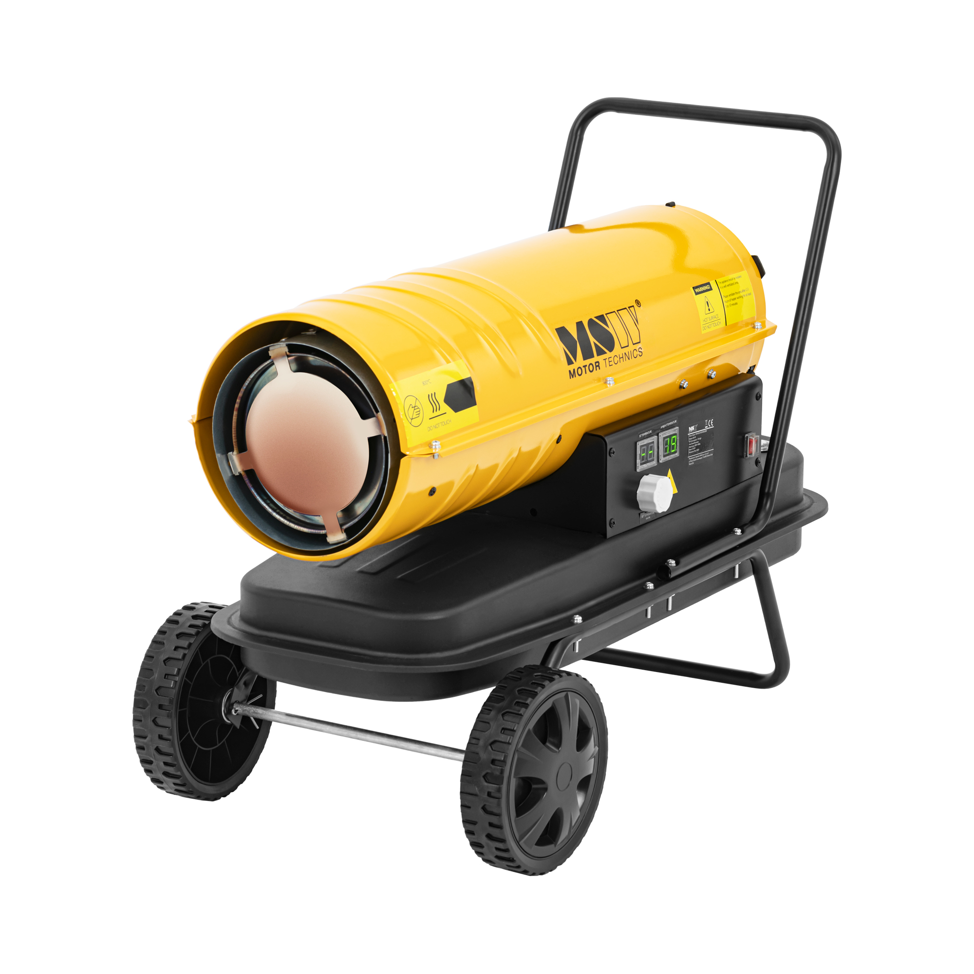 Dieselkachel op wielen - 20 kW - 18 l