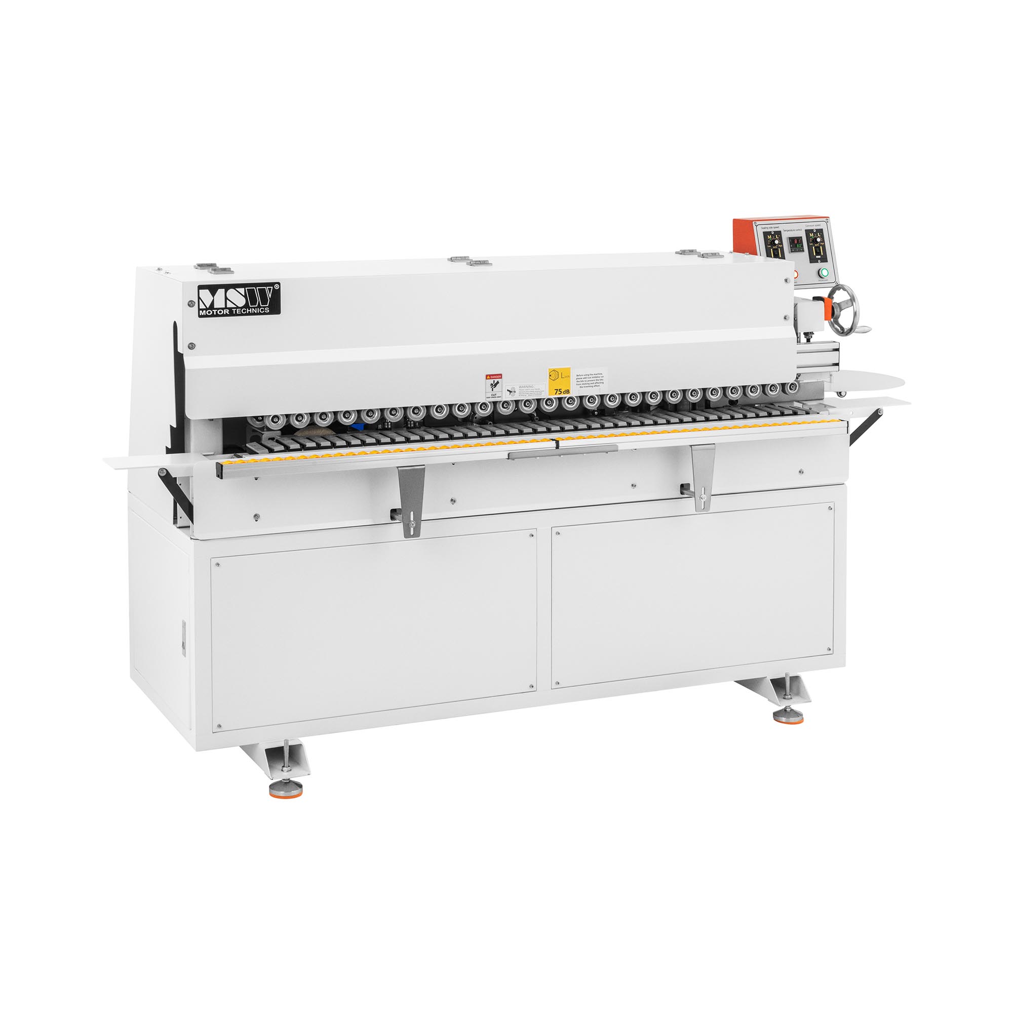 Kantenaanlijmer - 5300 W - 0 tot 10 m/min aanvoersnelheid - 120 - 200 °C