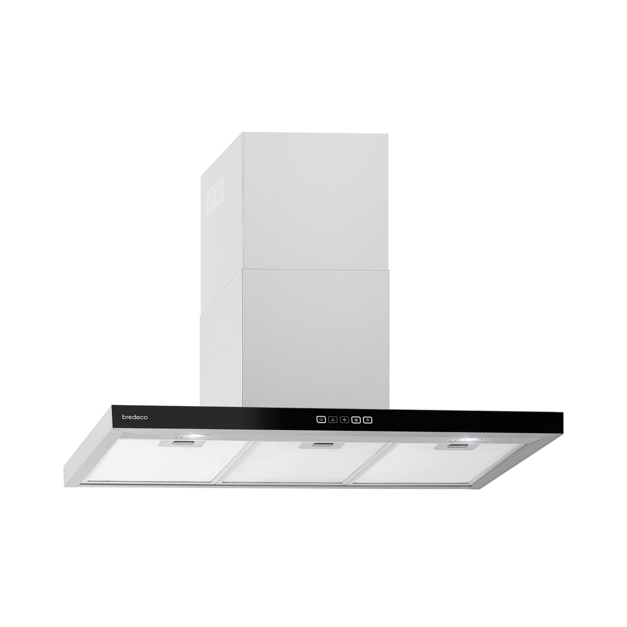 Bredeco Afzuigkap - 90 cm - 204 Watt