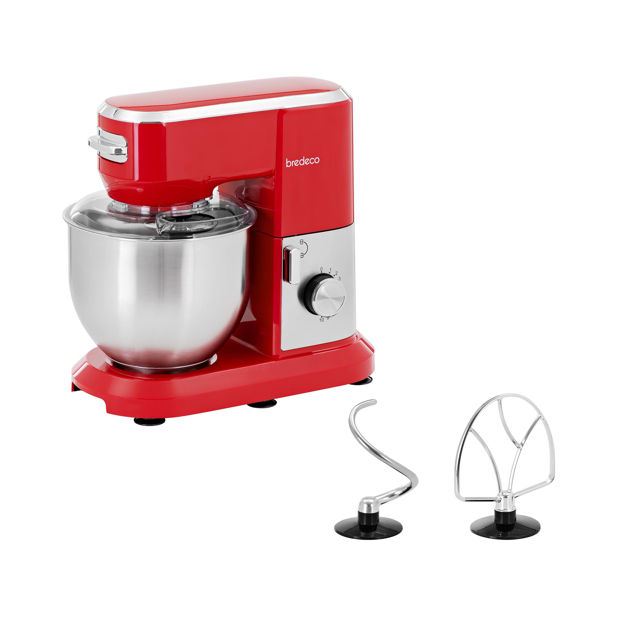 bredeco Küchenmaschine  - 1300 W - Red