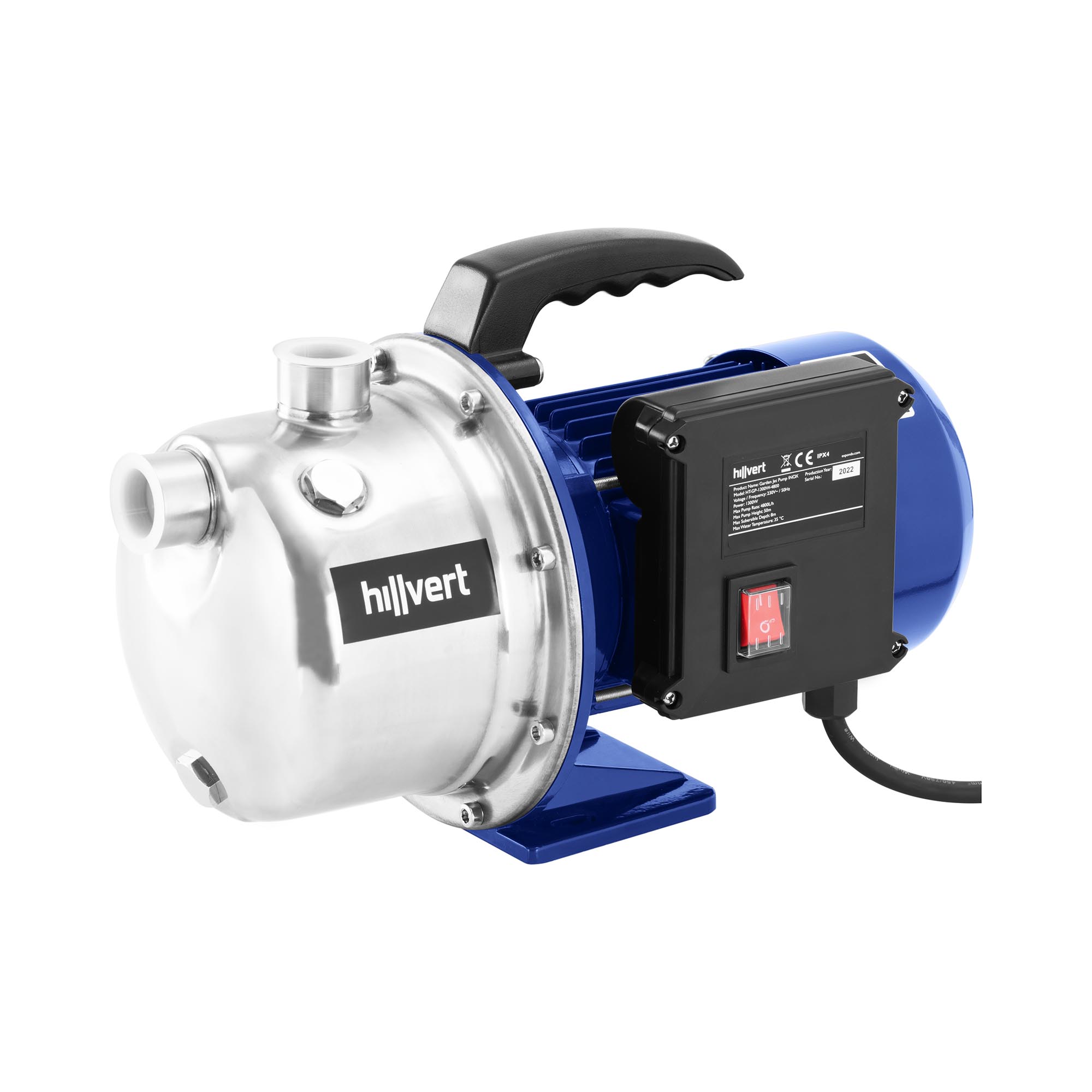 Tuinpomp - 1300 W - 5 m³/h - Pompopvoerhoogte: roestvrij staal