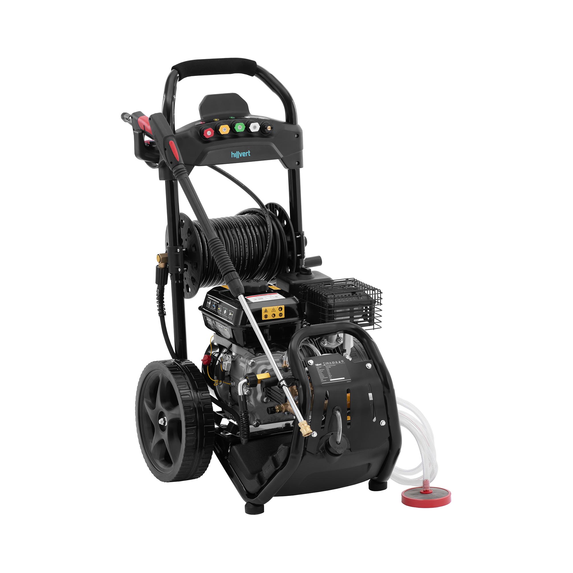 Hogedrukreiniger op benzine - 4500 W - 200 bar - 9 l/min - 20 m slang