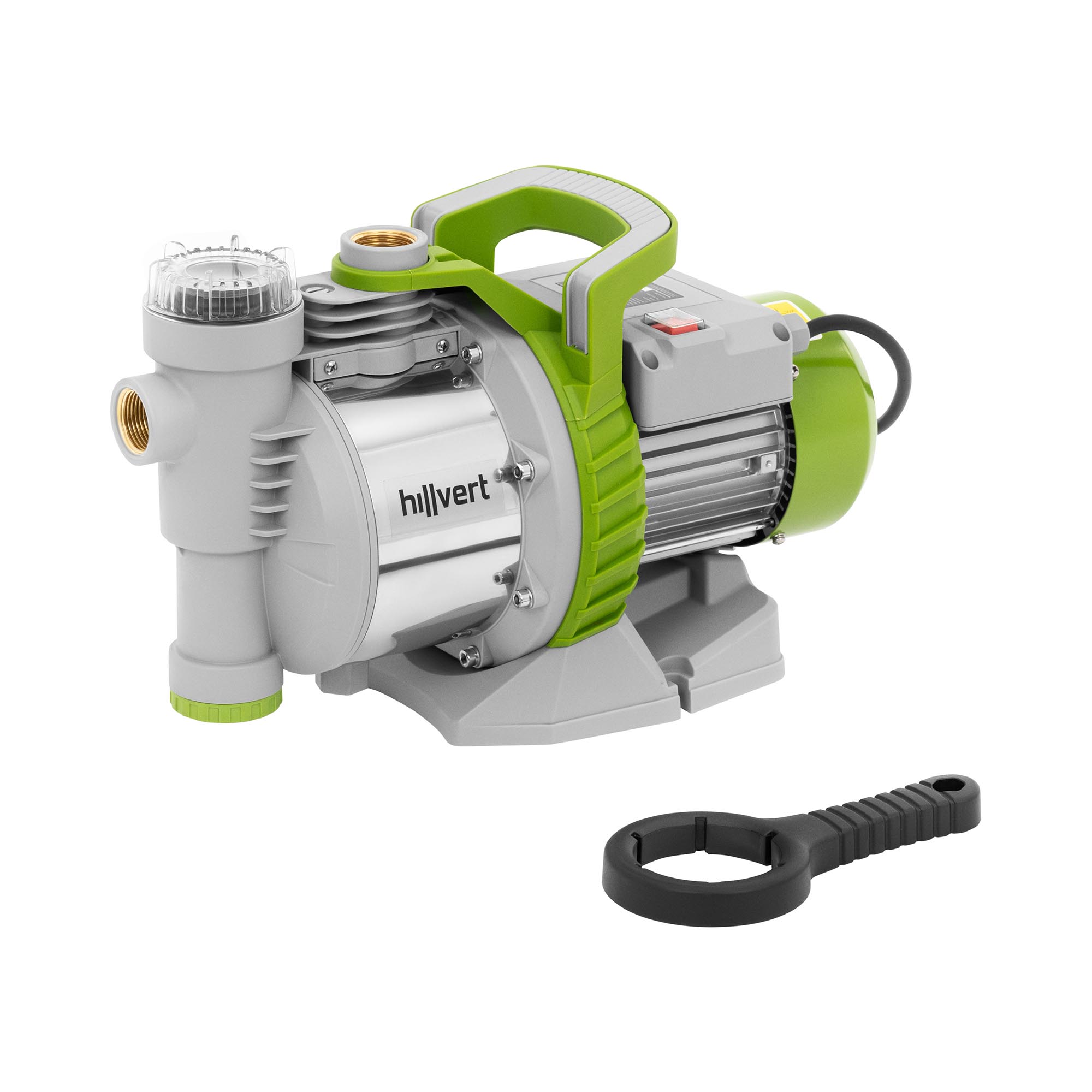 hillvert Gartenpumpe - 4600 l/h - 1100 W - Förderweite 45 m HT-GP-005