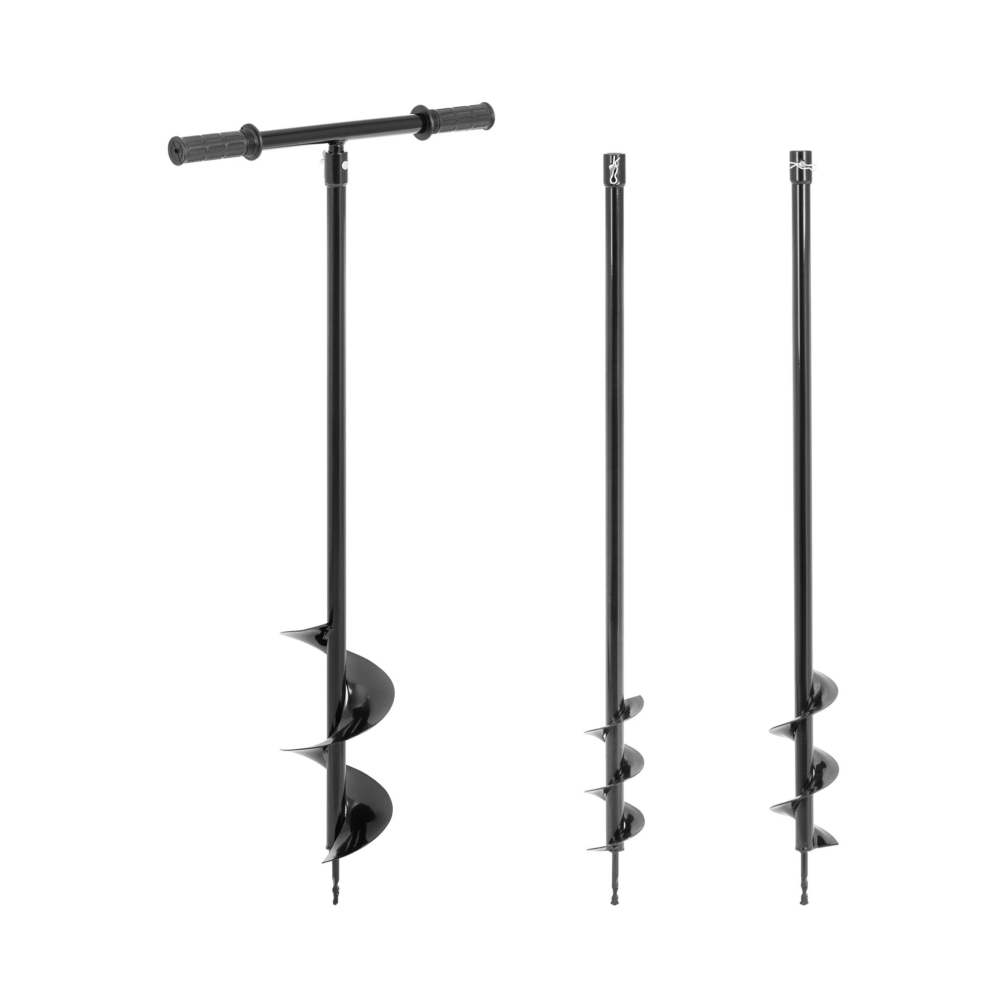 Handboormachine 100 cm - met drie boren: Ø 80, 100, 150 mm
