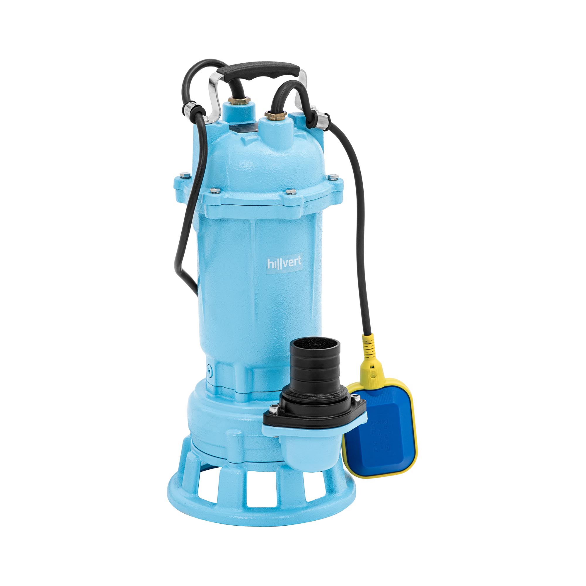 Dompelpomp - 500 l/min - 2100 W - vlotterschakelaar - snij-unit