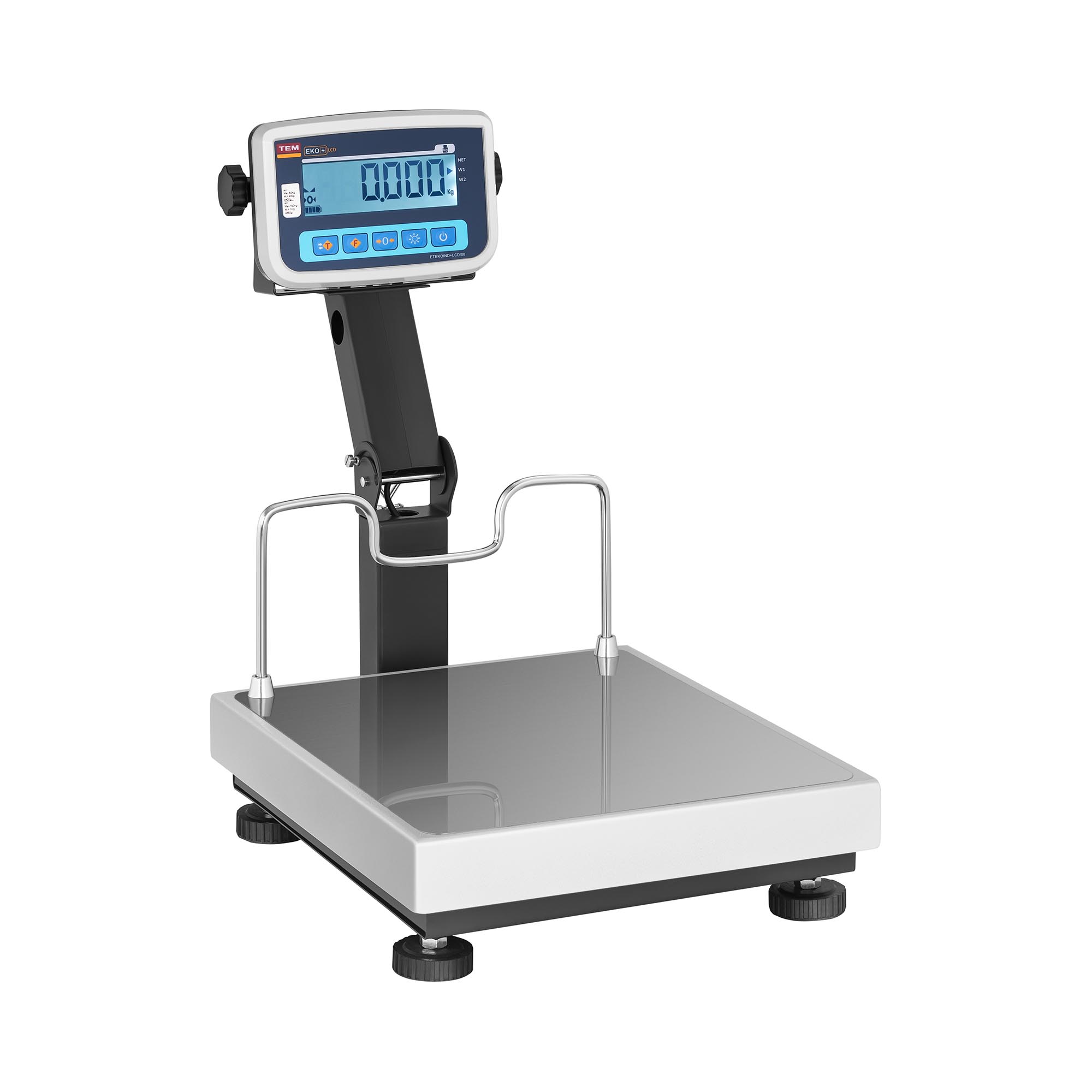 Cântar platformă calibrat 150 kg / 0,05 kg 40 x 35 cm LCD - Cântare cu platformă TEM