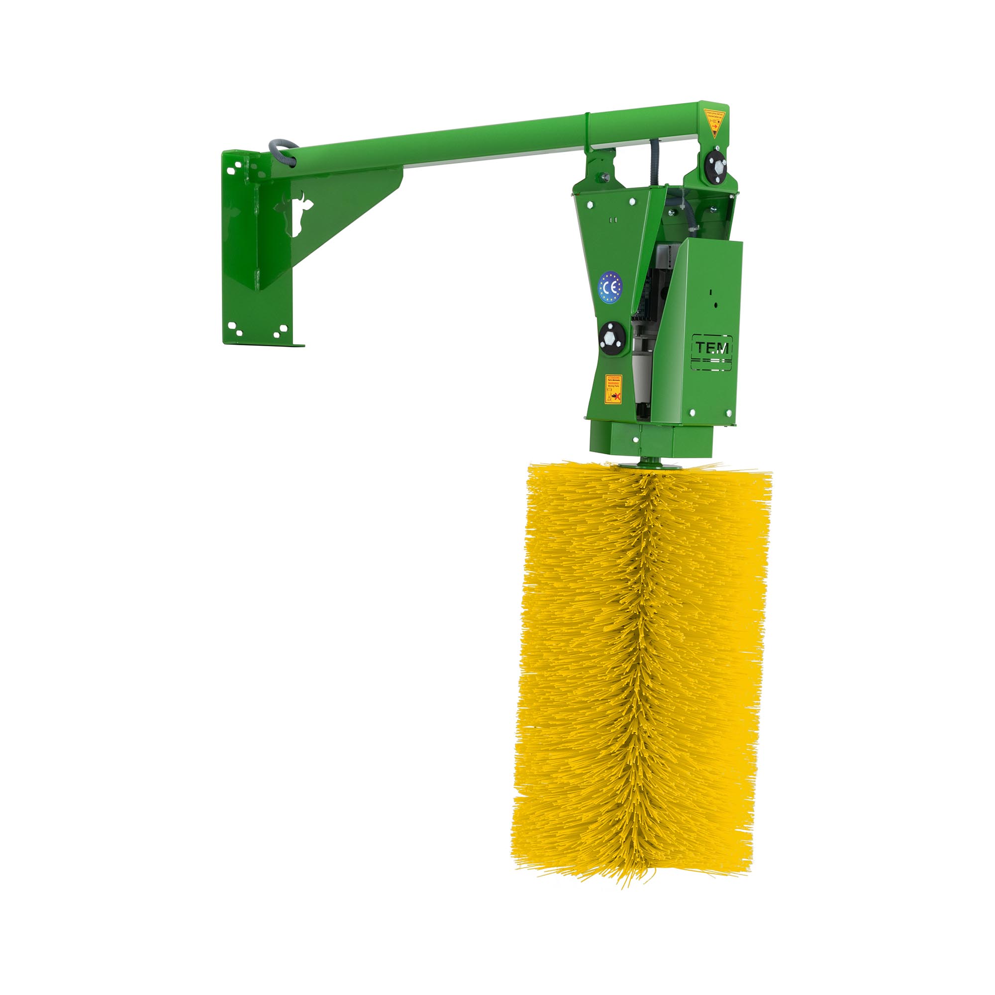 TEM Brosse à vache - Électrique - 180 W - 46 x 75 cm - 30 tr/min