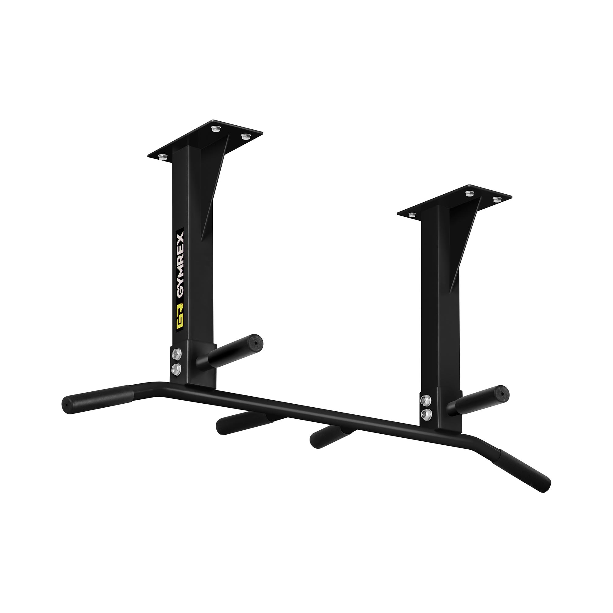 Ceiling-Mounted Pull-Up Bar - Black