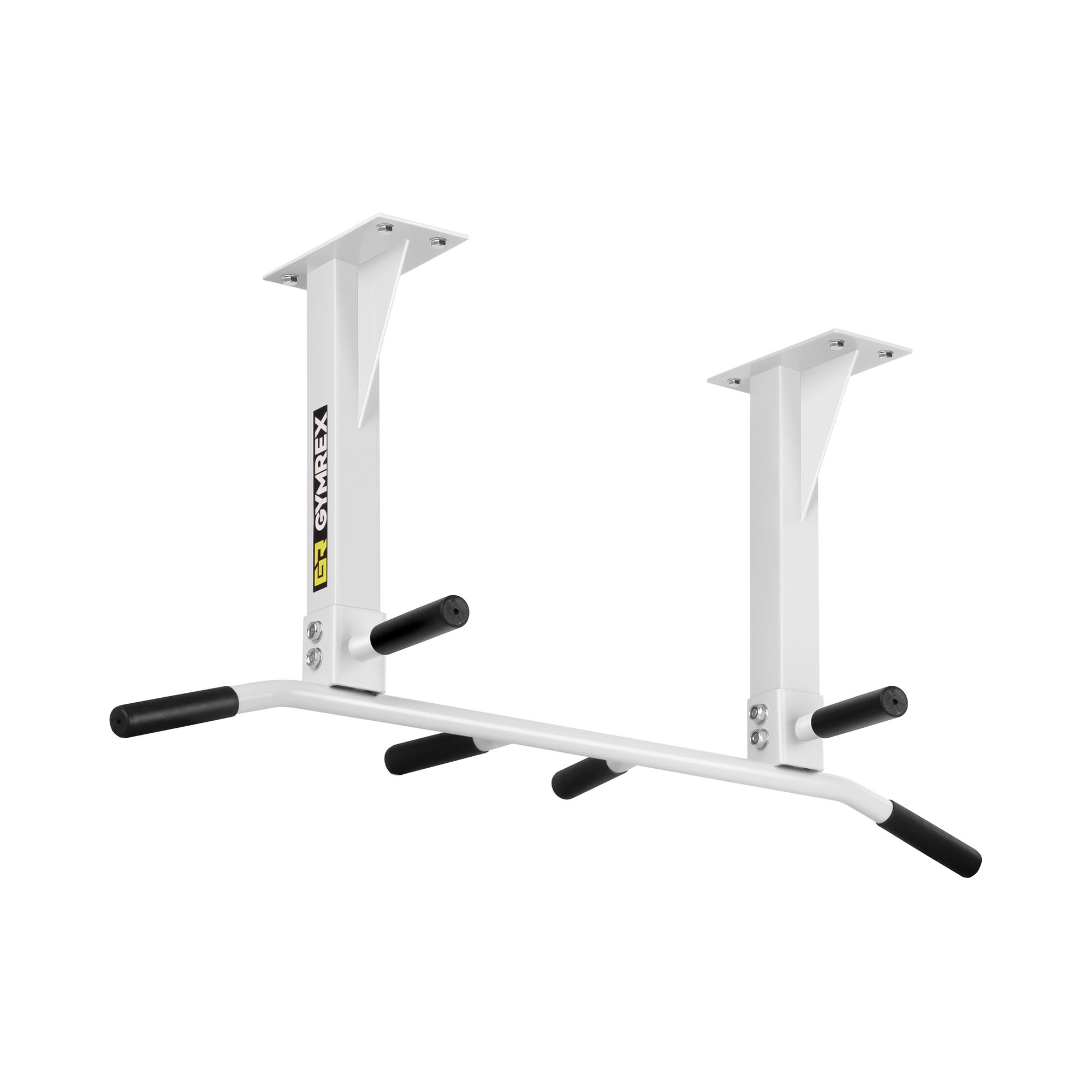 Ceiling-Mounted Pull-Up Bar - White