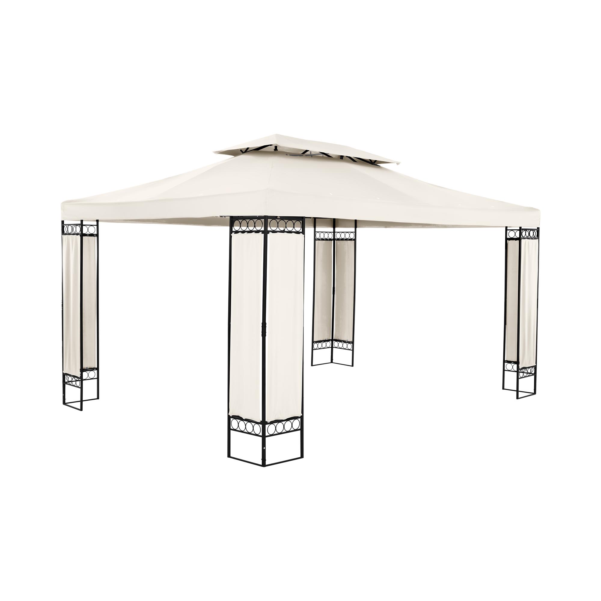 Tuinpaviljoen - 3 x 4 m - 160 g/m² - crème