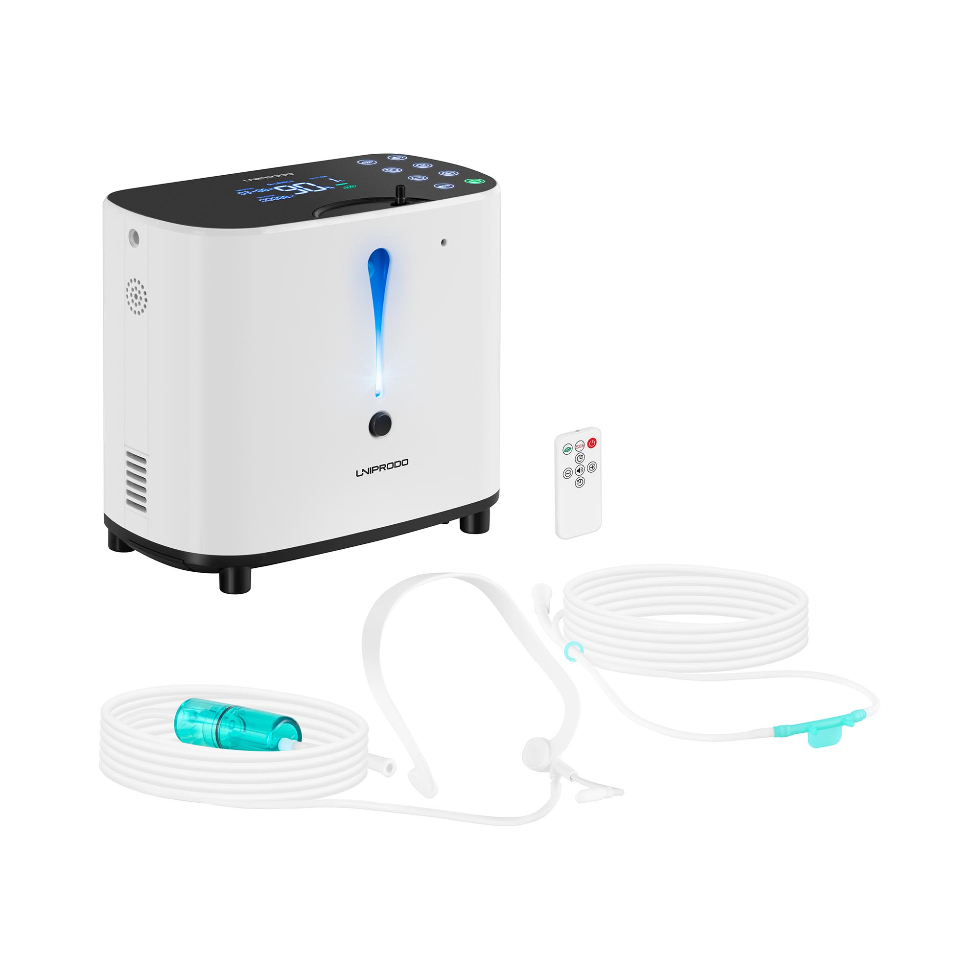 Zuurstofapparaat - 1 tot 6 l/min - tot 90% zuurstofconcentratie
