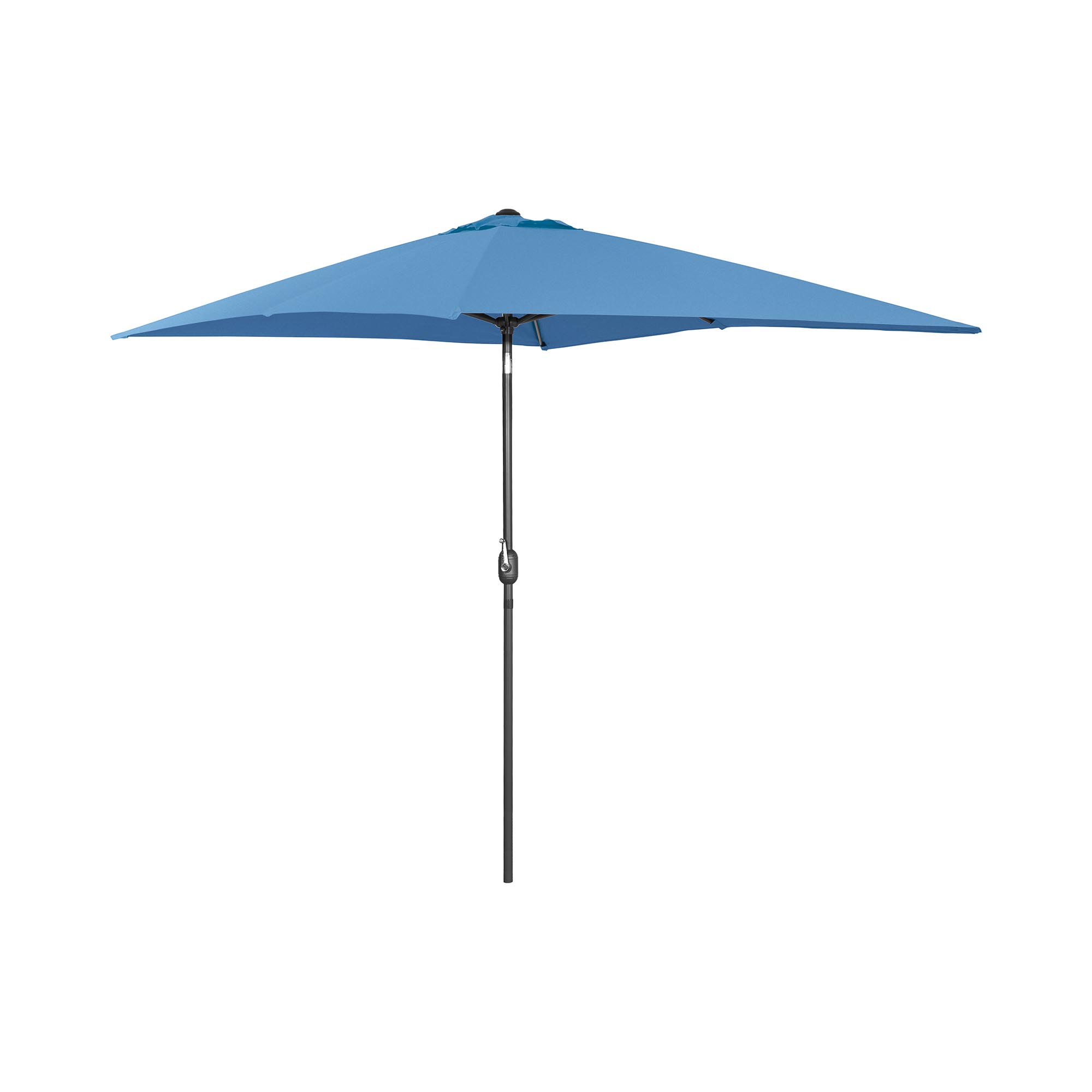 Uniprodo Parasol groot - blauw - rechthoekig - 200 x 300 cm - kantelbaar