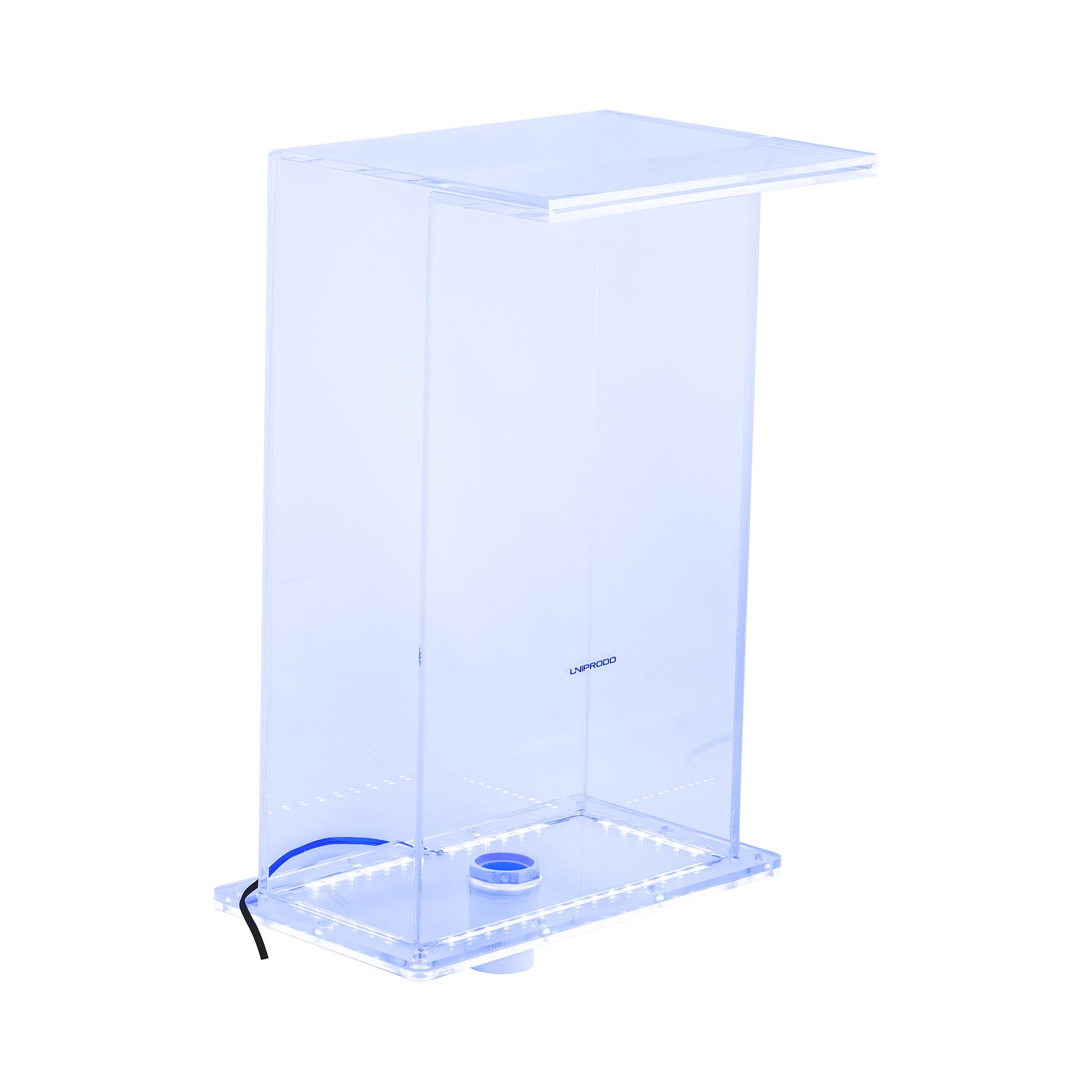Wylewka wodospadowa - wysokość 51 cm - oświetlenie LED - niebieski