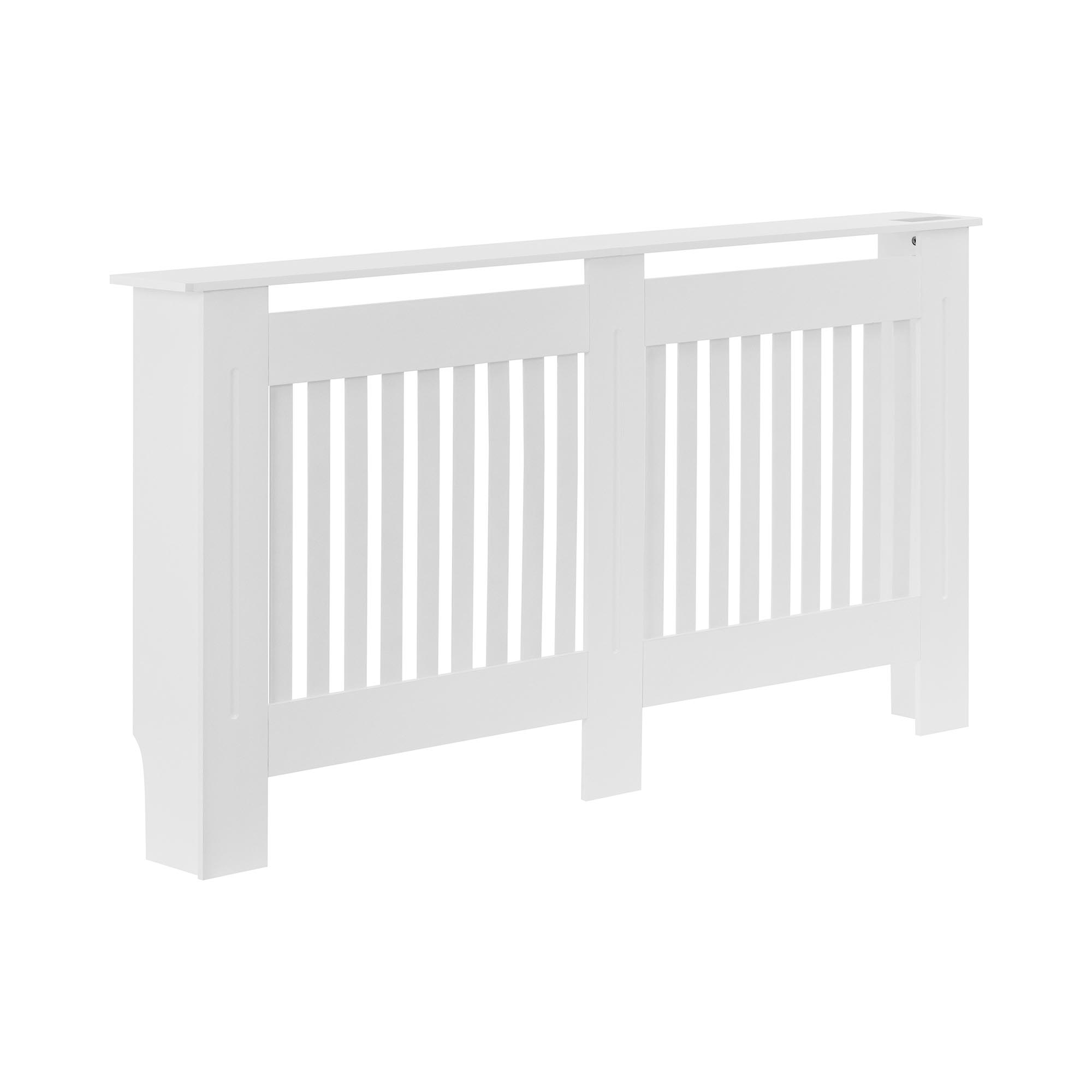 Radiatorbeschermhoes - 152 x 82 x 19 cm - wit