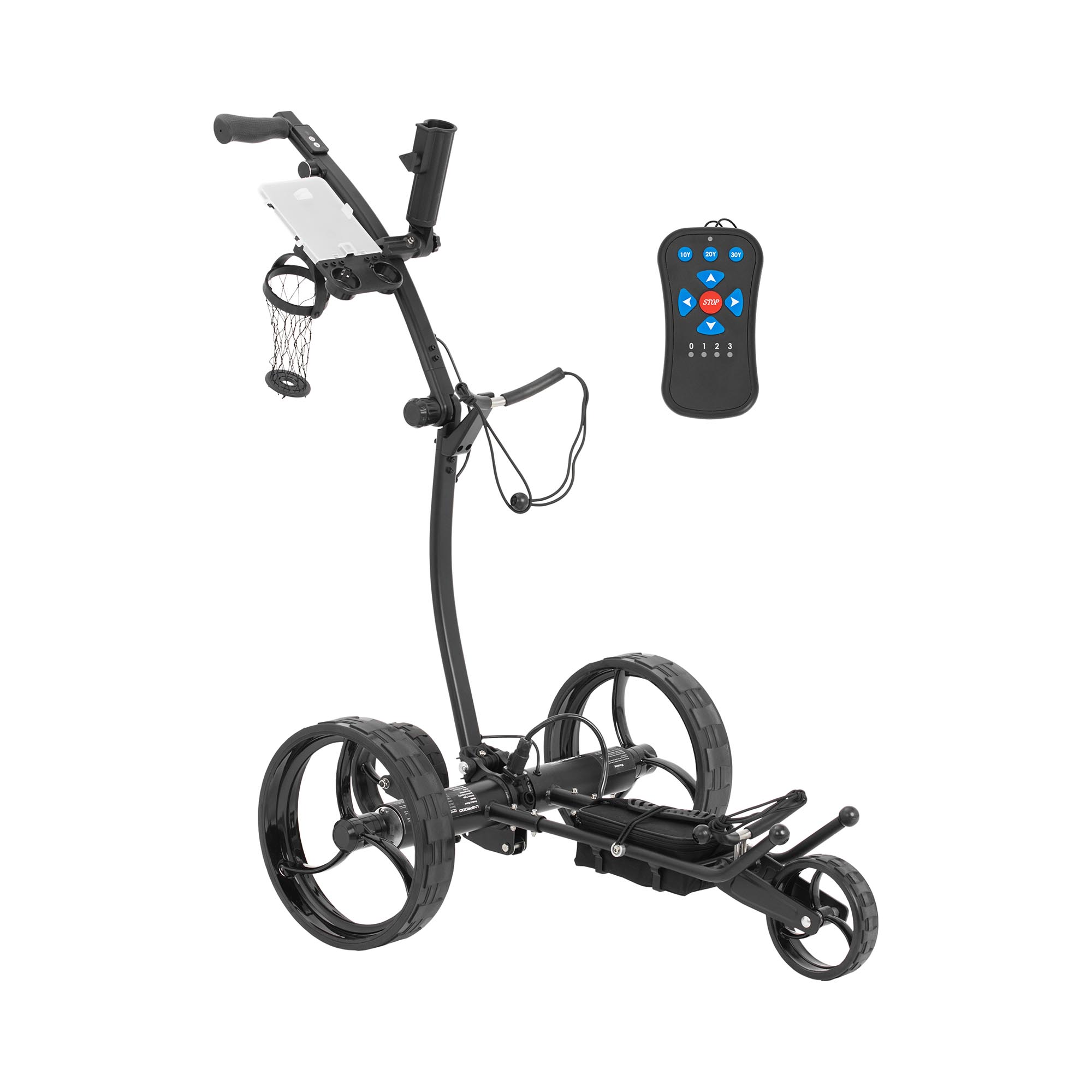 Elektrische golftrolley - opvouwbaar - afstandsbediening - 20 kg - aluminium