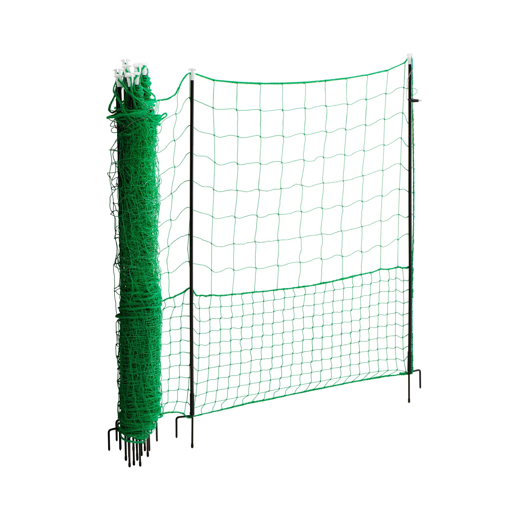 Kippengaas - hoogte 125 cm - lengte 25 m - geëlektrificeerd