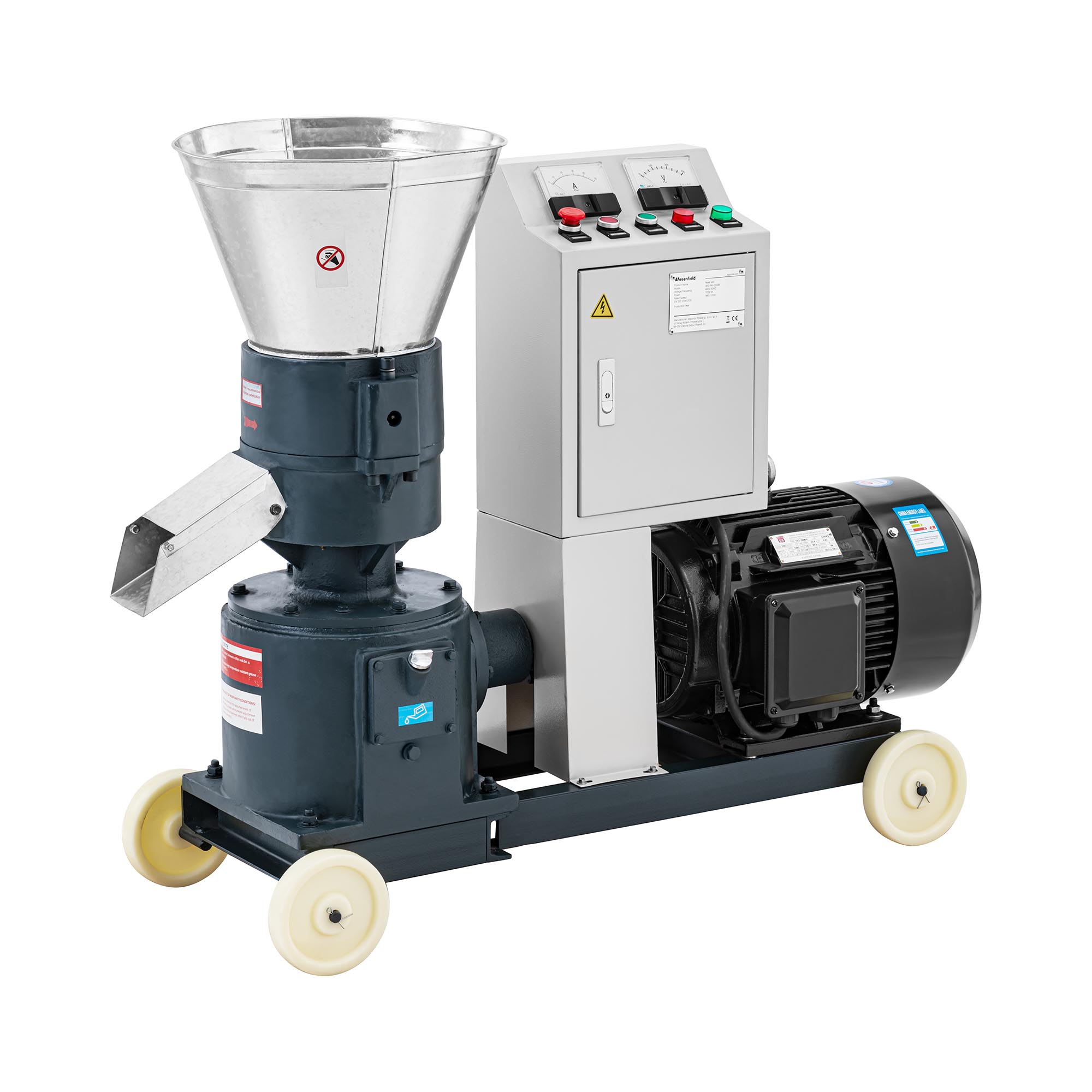 Pelletáló gép - 300 - 400 kg/h - 11000 W - Ø 230 mm | Wiesenfield