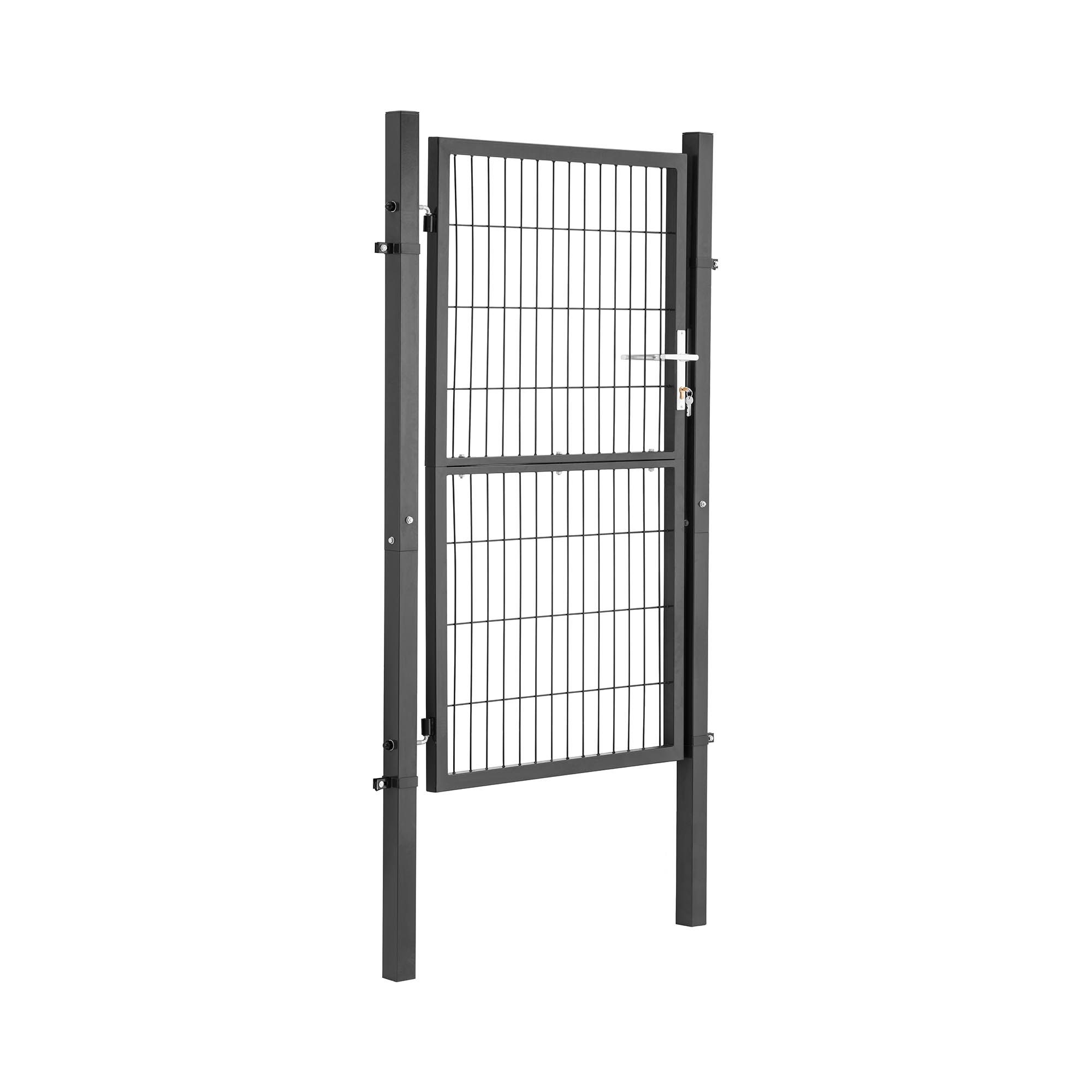 Kertkapu - 105 x 211 cm - acél (porbevonatú) | Wiesenfield