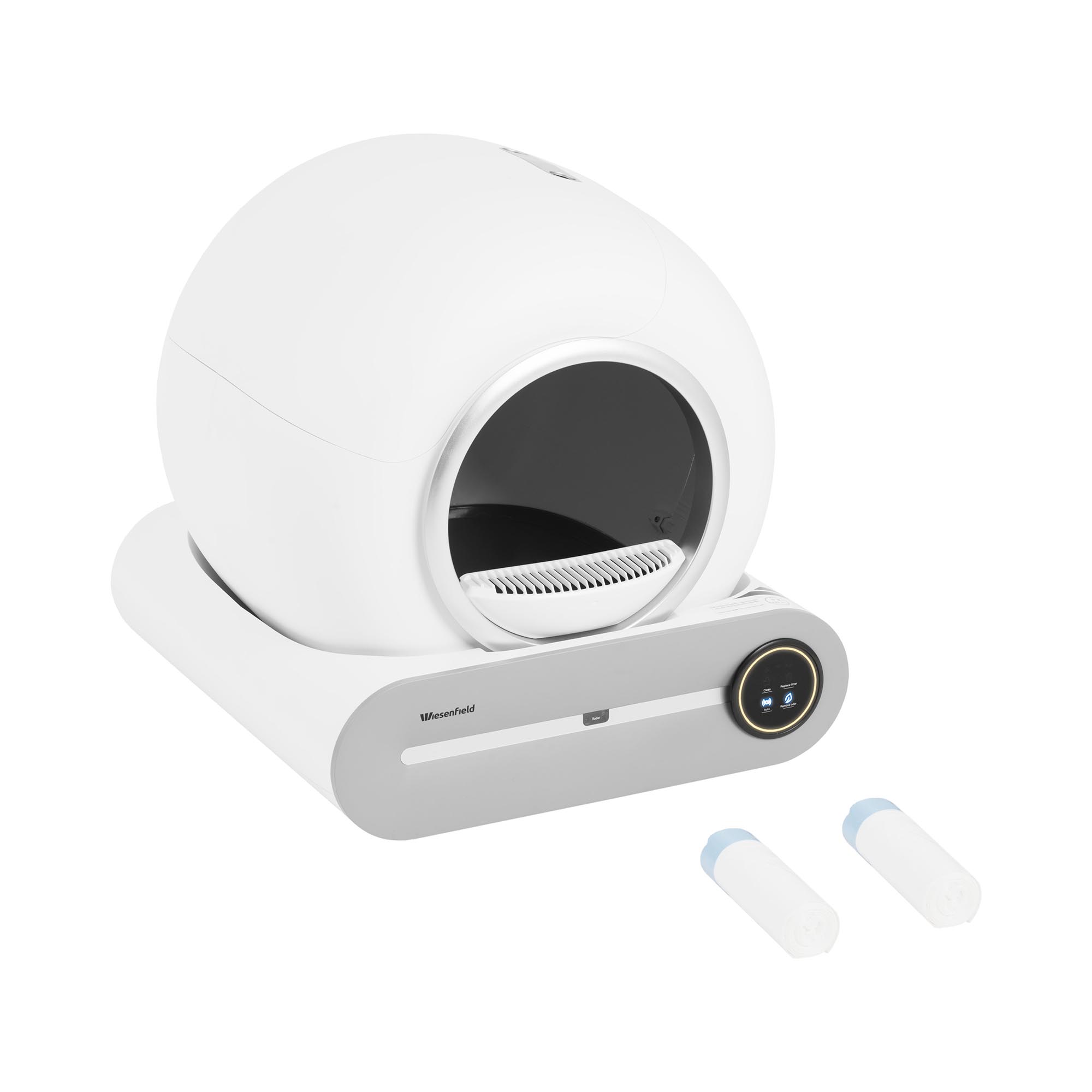 Öntisztító macska wc - Alkalmazással - Ø 25 cm-es nyílás - Plazma sterilizálás | Wiesenfield