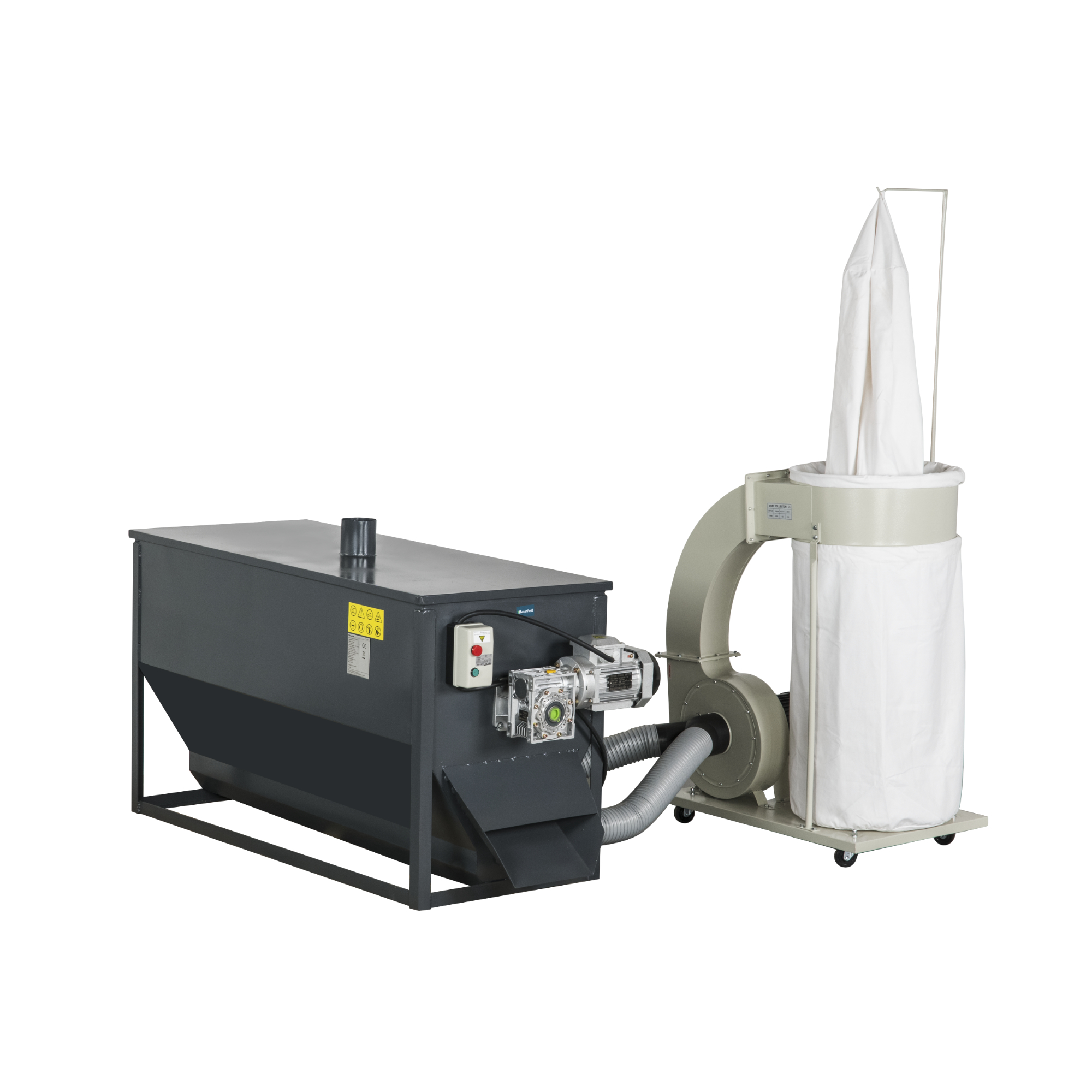 Pelletkoeler - 250 tot 300 kg/u - 1500 W - 400 V