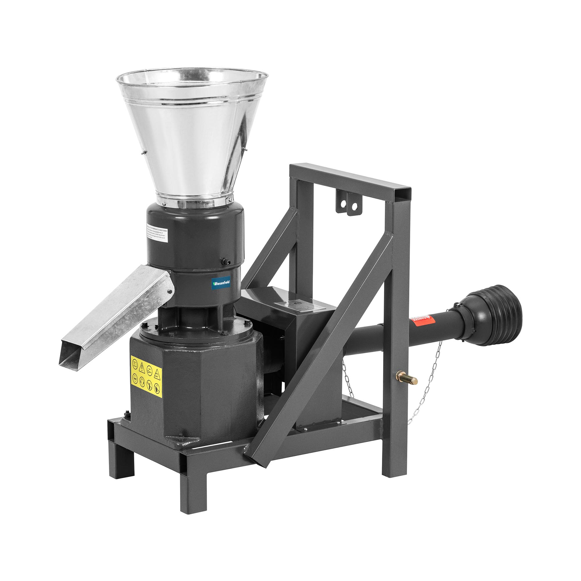 Pelletáló gép kardántengellyel - 400 kg/h - 15–28 LE - Ø 230 mm | Wiesenfield