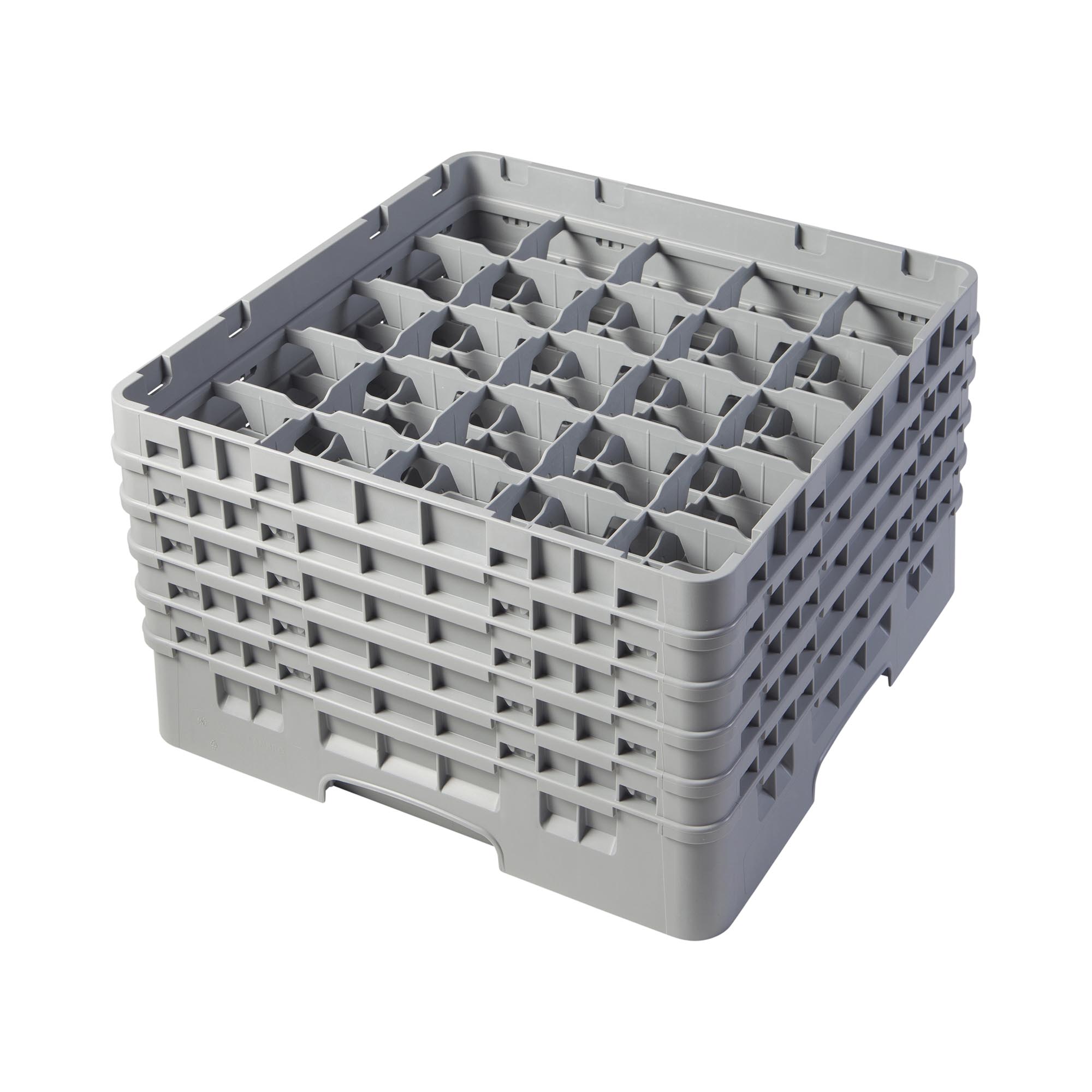 CAMBRO Glasrek Camrack - {{number_of_compartments_925}} Compartimenten - 50 x 50 x 26,7 cm - Glashoogte: 23,8 cm