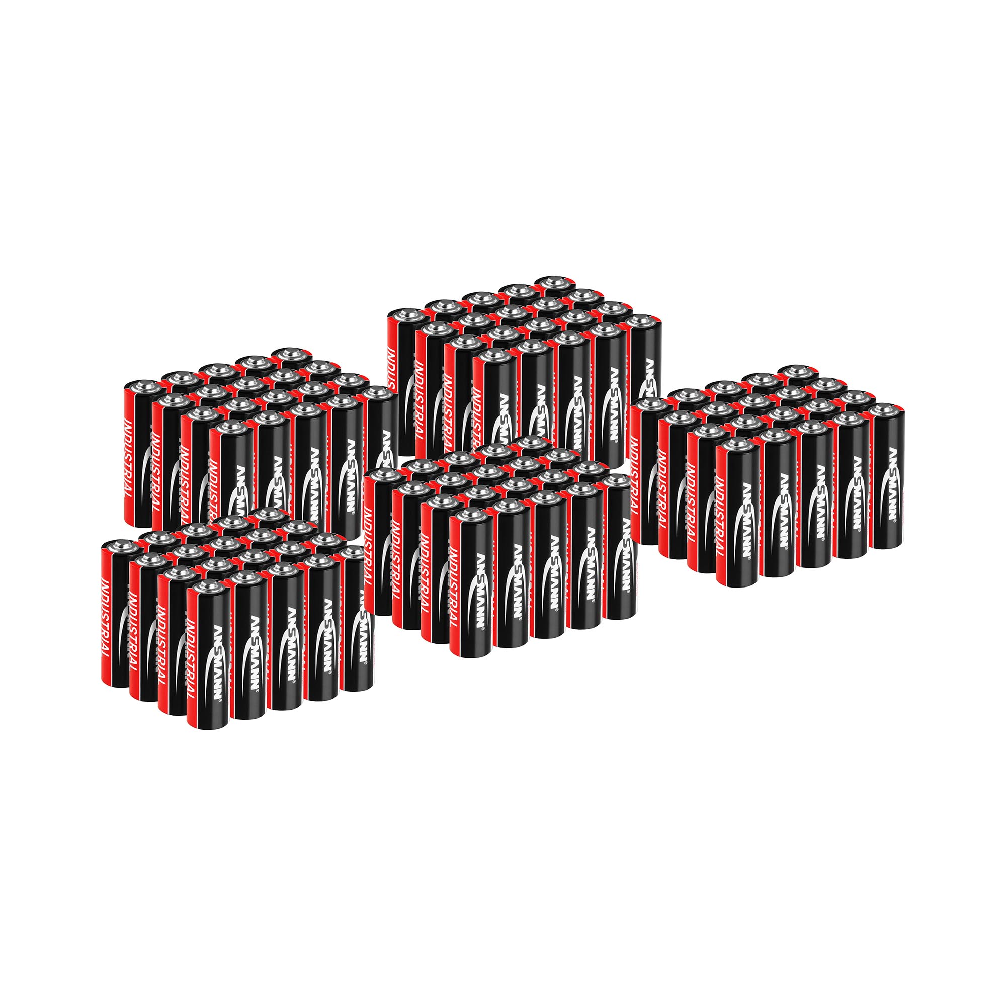 Sparset 100 x Mignon AA LR6 - Ansmann INDUSTRIAL Alkaline-Batterien - 1,5 V