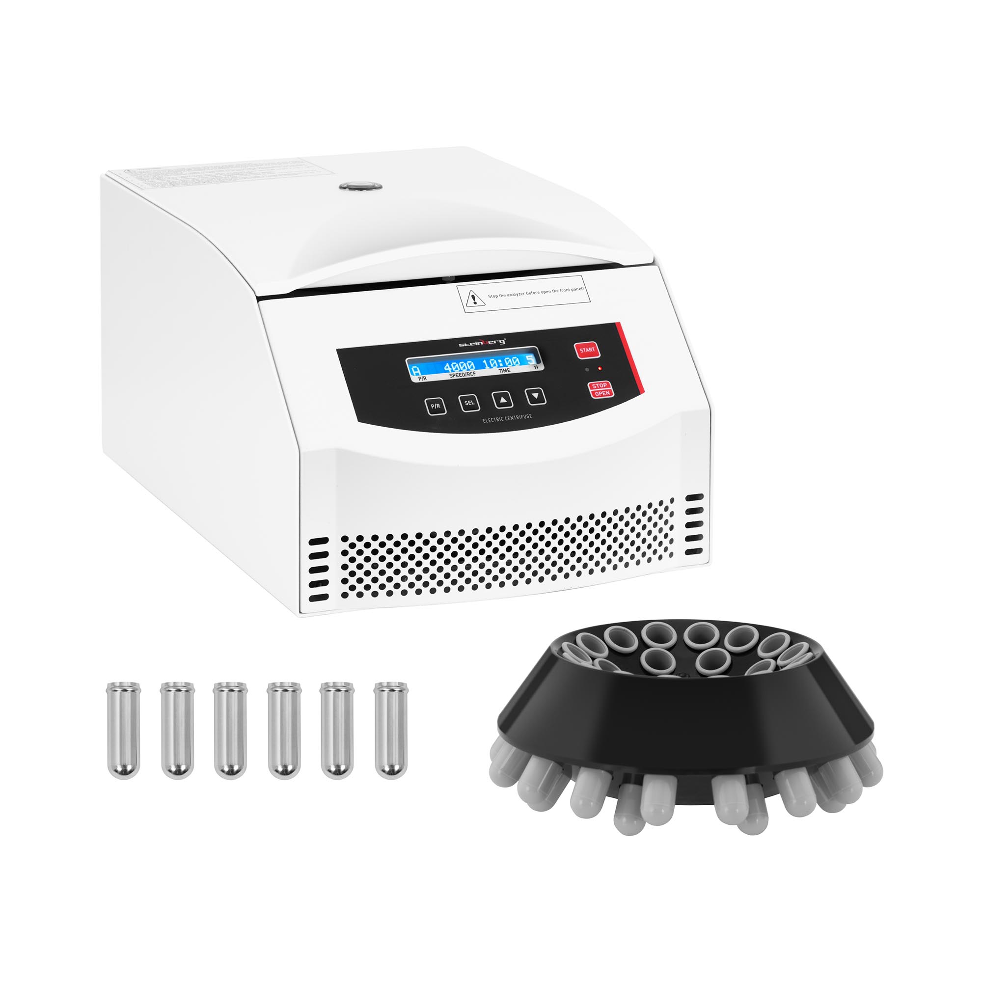 Labor centrifuga készlet - 6 x 50 ml - RCF 2390 xg - extra szögrotorral 24 x 10 ml és 8 adapterrel 10–5 ml | Steinberg Systems