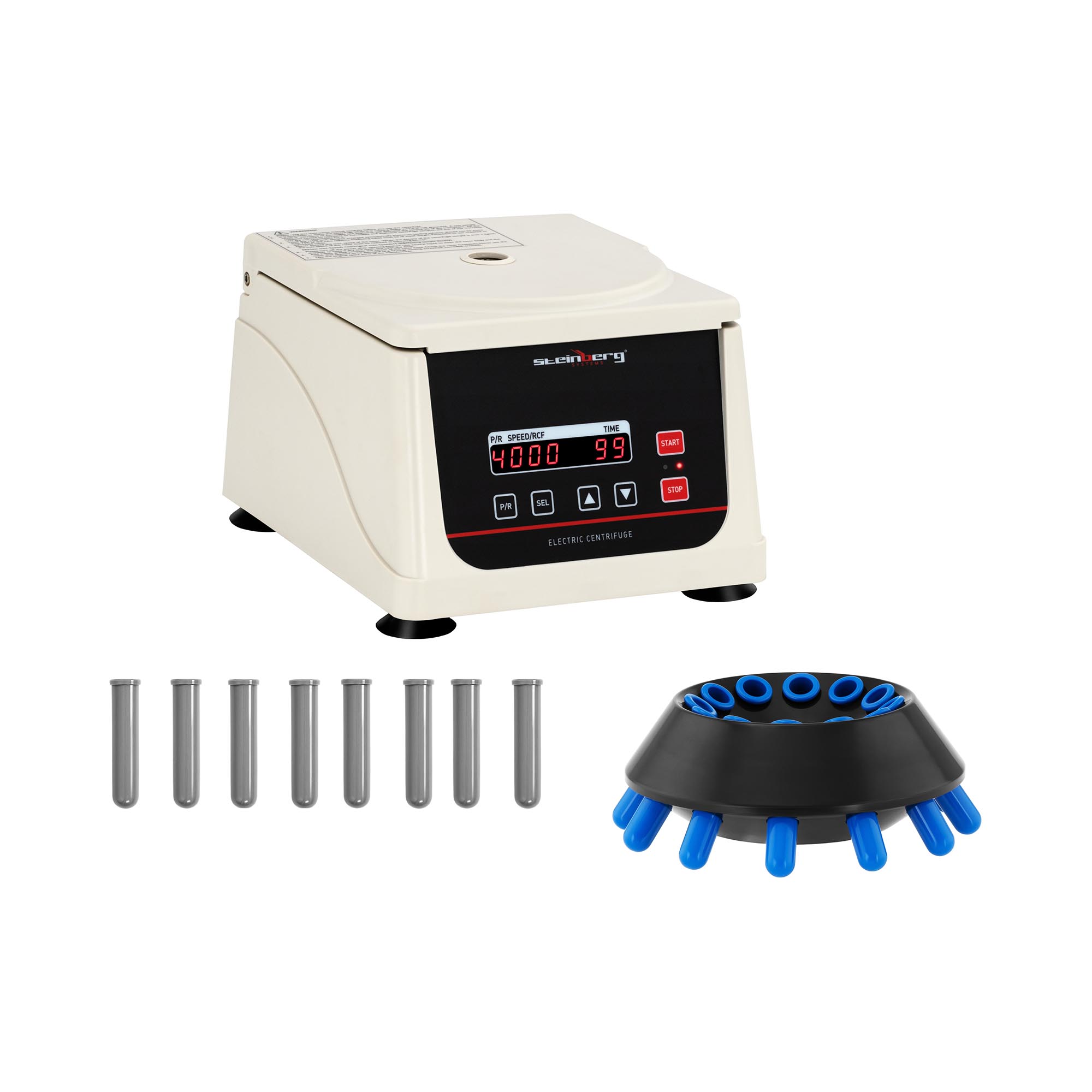 Labor centrifuga készlet - 8 x 15 ml - RCF 1880 xg szögrotorral 12 x 5 ml | Steinberg Systems