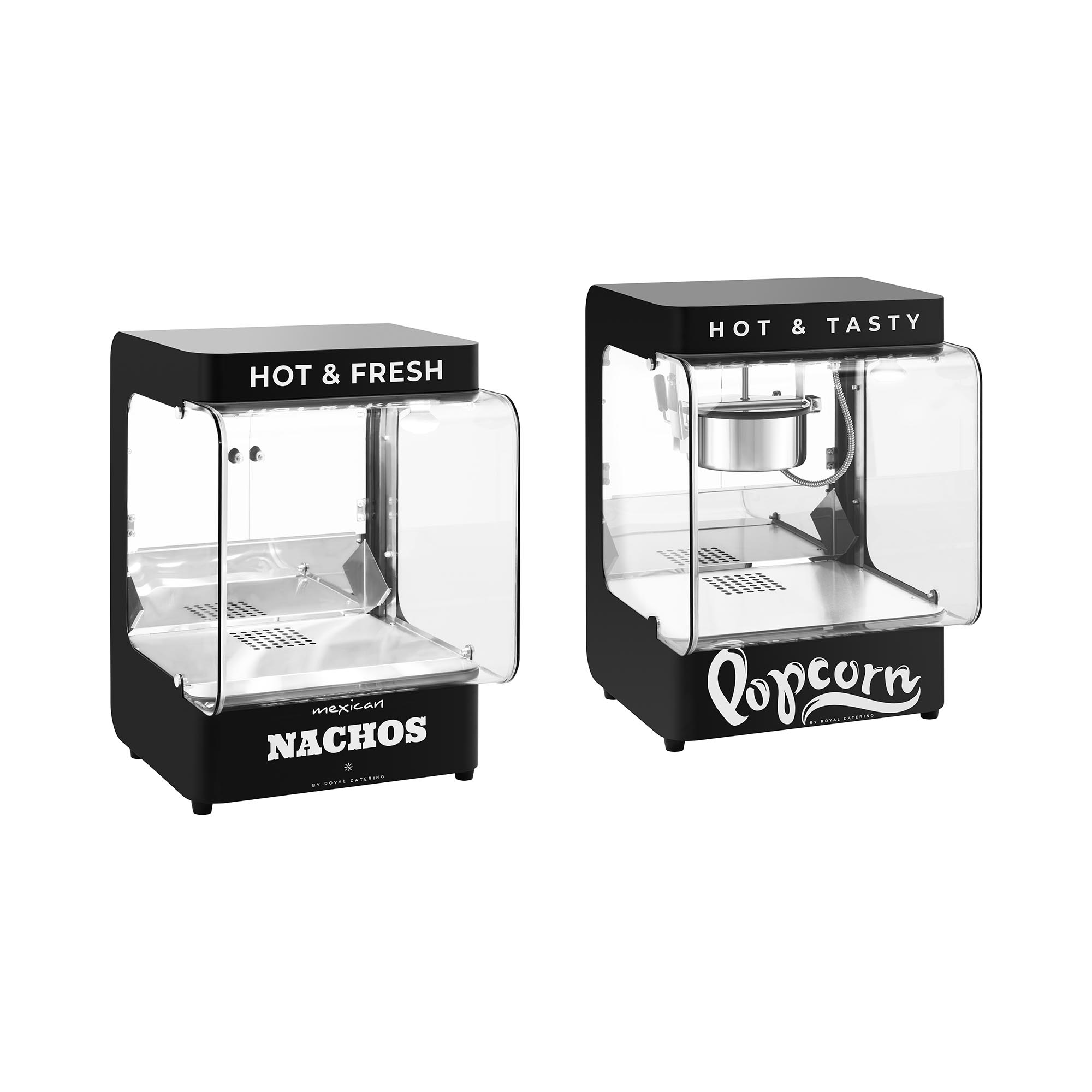 Popcorn gép és nachosmelegítő - 99 l - 4–5 kg/h kg/h - Royal Catering