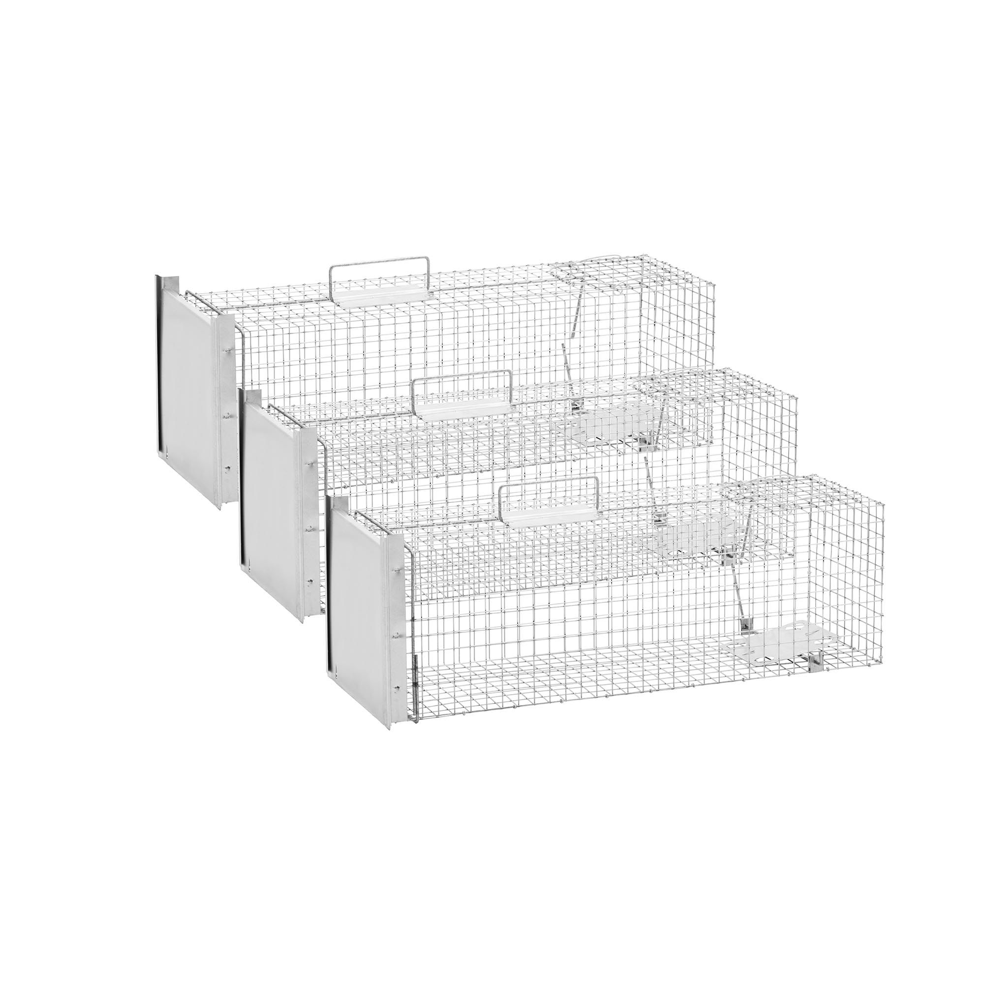 Élvefogó csapda - 82 x 26 x 26 cm - rácsméret: 25 x 25 mm - 3 db | Wiesenfield