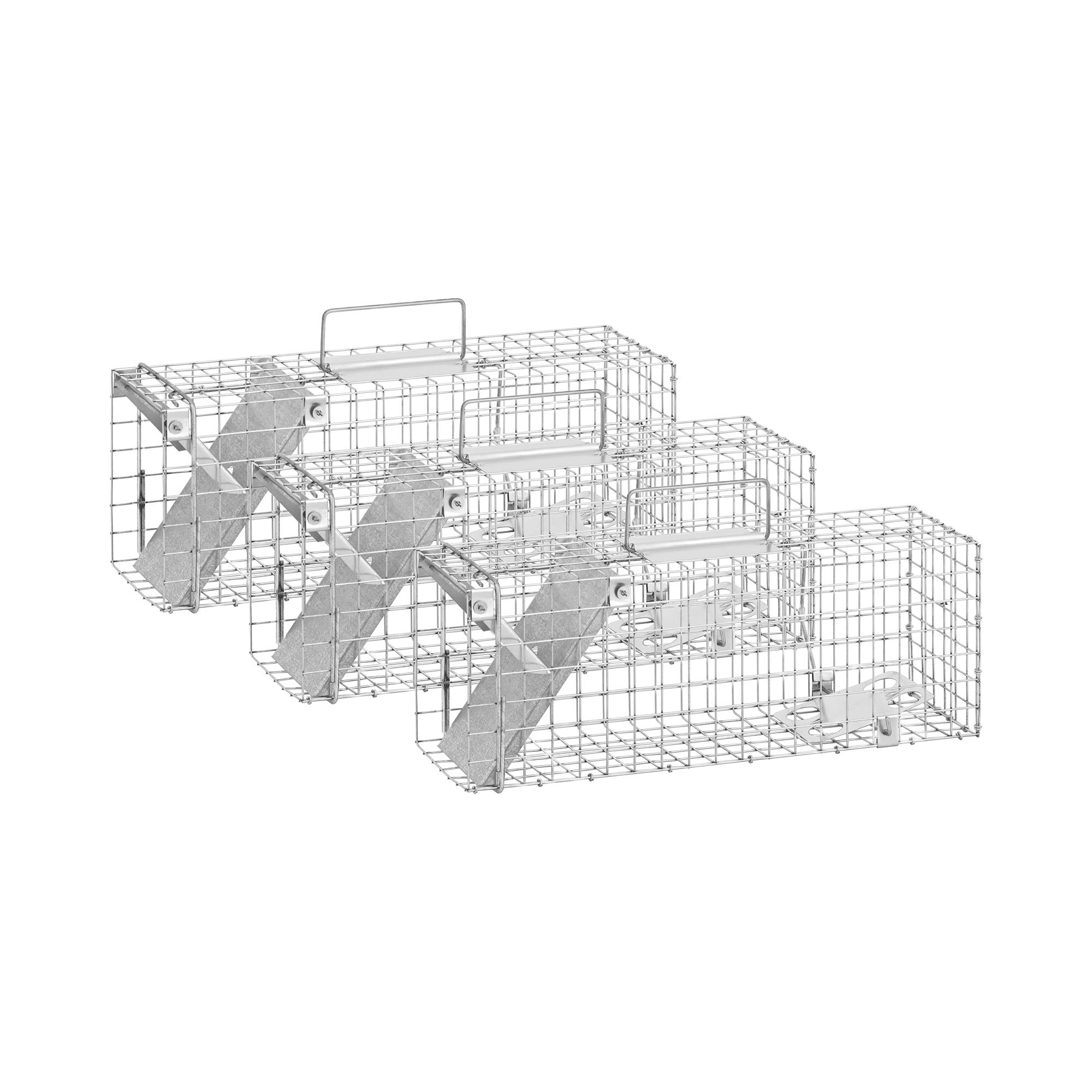 Élvefogó csapda - 50 x 17 x 20 cm - rácsméret: 25 x 25 mm - 3 darab | Wiesenfield