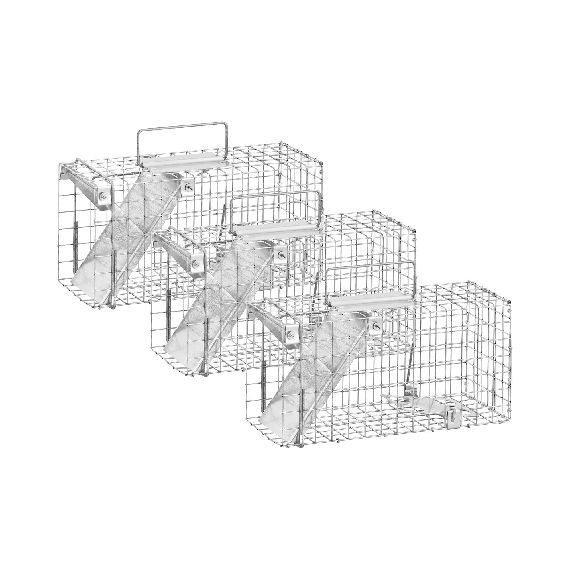 Élvefogó csapda - 3 darabos készlet - 35,50 x 15,50 x 19 cm - rácsméret: 25 x 25 mm | Wiesenfield