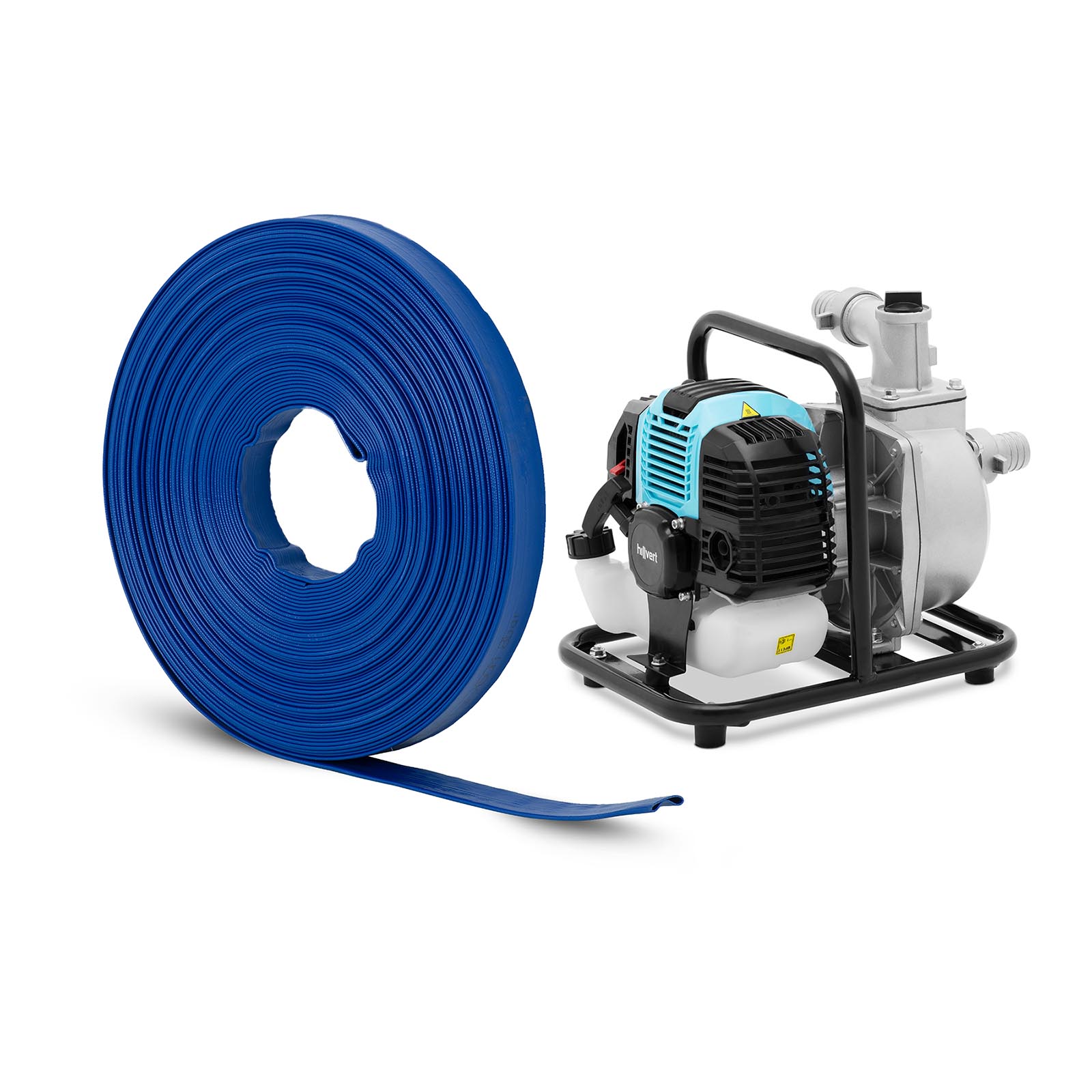 Vízszivattyú - 1,2 kW - 15 m³/h - lapos tömlővel - 1 1/2
