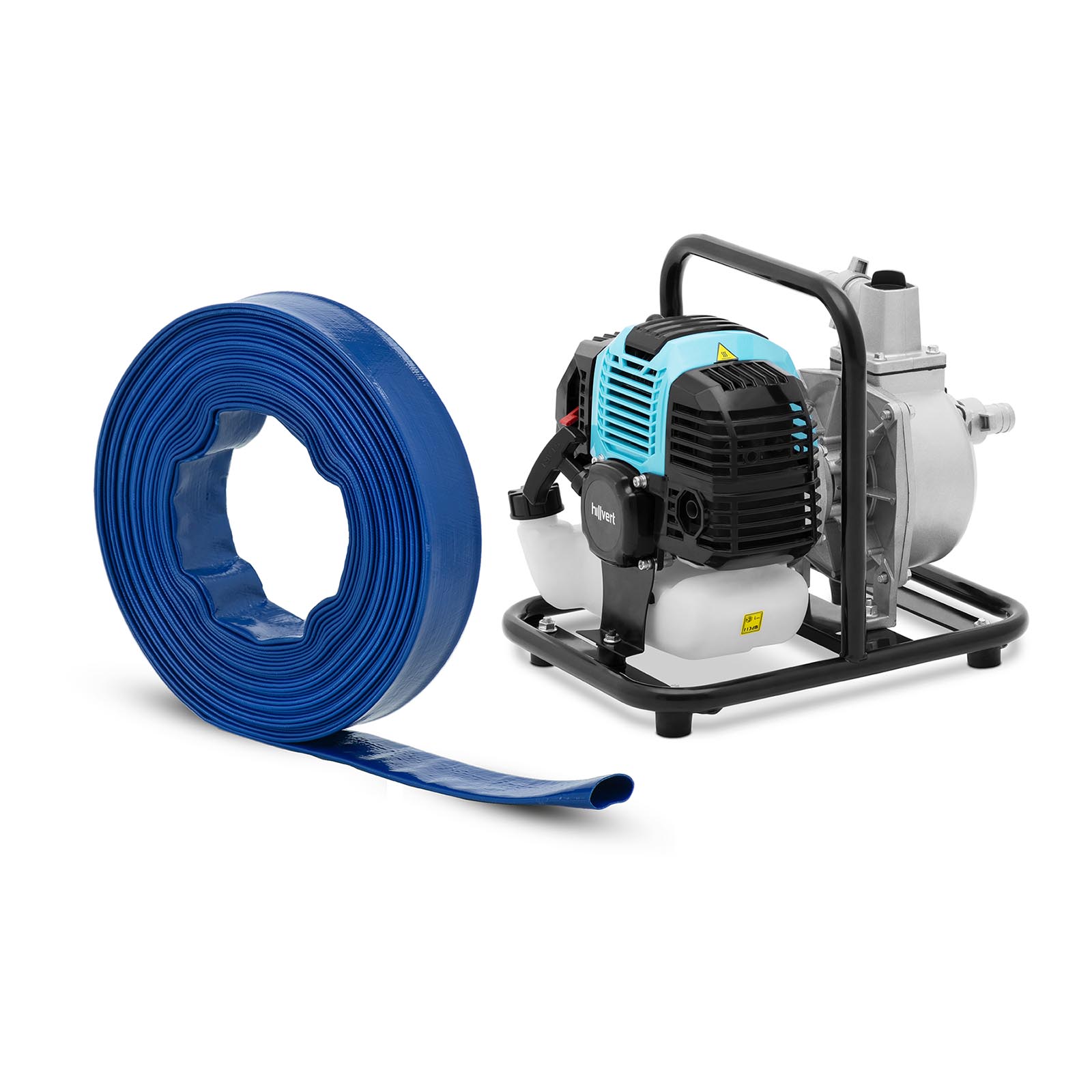 Vízszivattyú - 1,2 kW - 10 m³/h - lapos tömlővel - 1