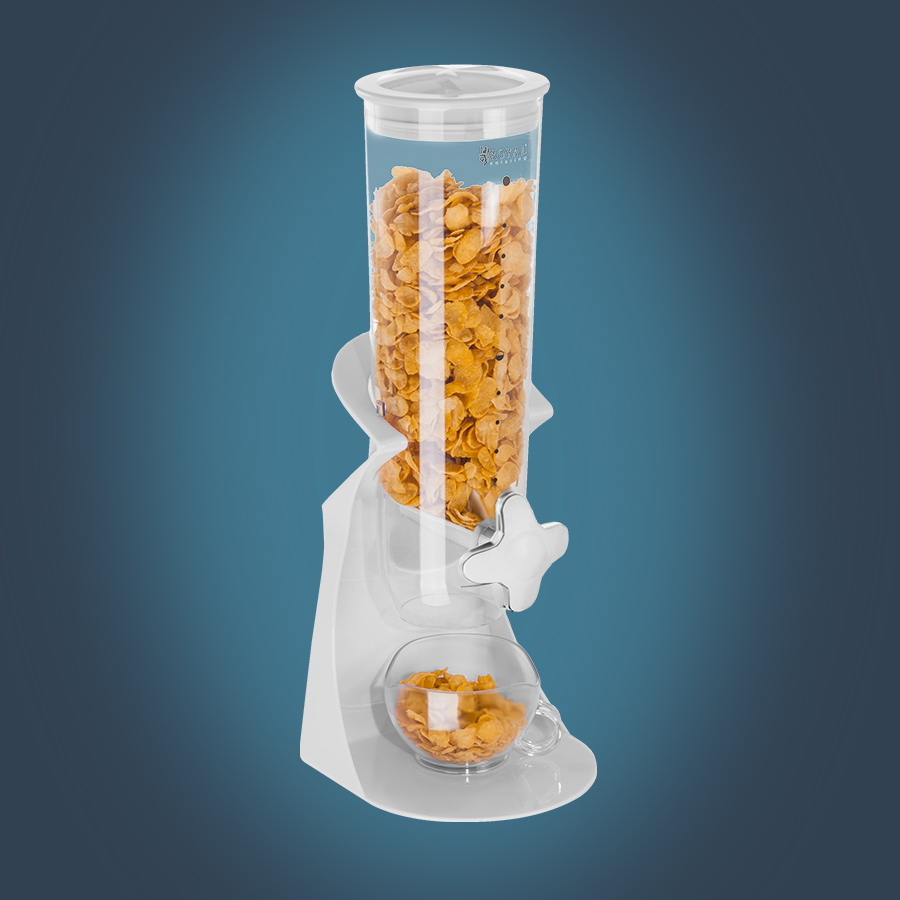 Dispenser Cereali Con Base In Acciaio Inox Per La Ristorazione