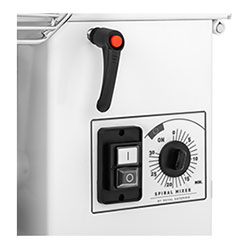 Teigknetmaschine - 7 L - 29 kg/h - 370 W - Kippkopf - 2