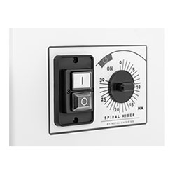 Teigknetmaschine - 22 L - 56 kg/h - 750 W - Kopf und Schüssel fest - 2