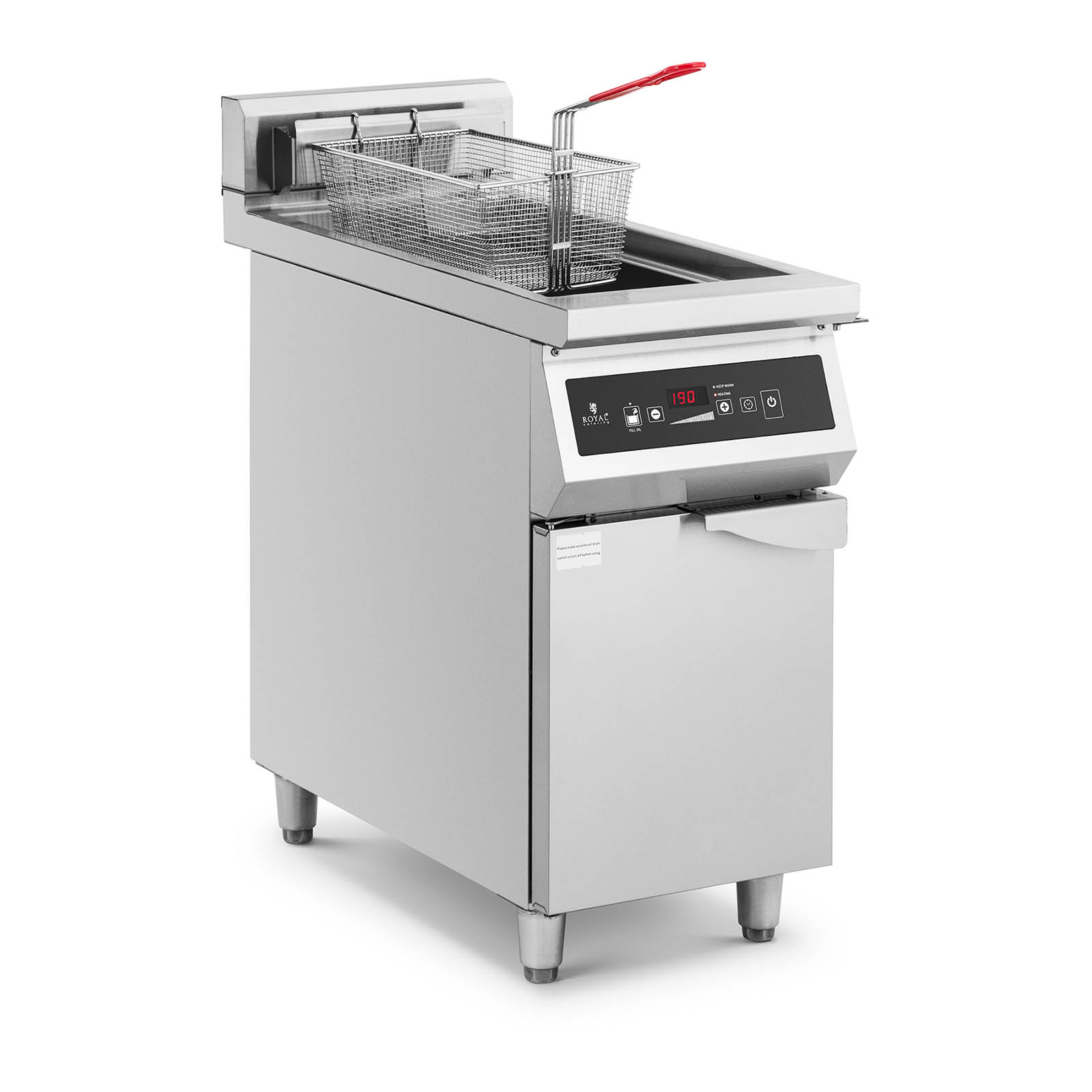 Induktionsfritteuse - 30 L - 60 bis 190 °C - Royal Catering