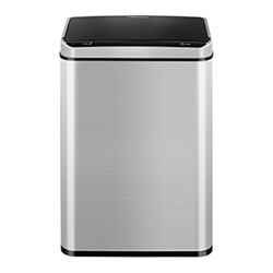 Fromm Starck Star Bin 09 Sensor Abfalleimer 40 L Eckig Led Edelstahl 1 Mullbeutel Automatik Mulleimer Bewegungssensor Amazon De Kuche Haushalt